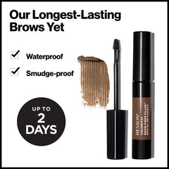 REVLON ColorStay Brow Fiber Filler – fibres ajoutant du volume durable.