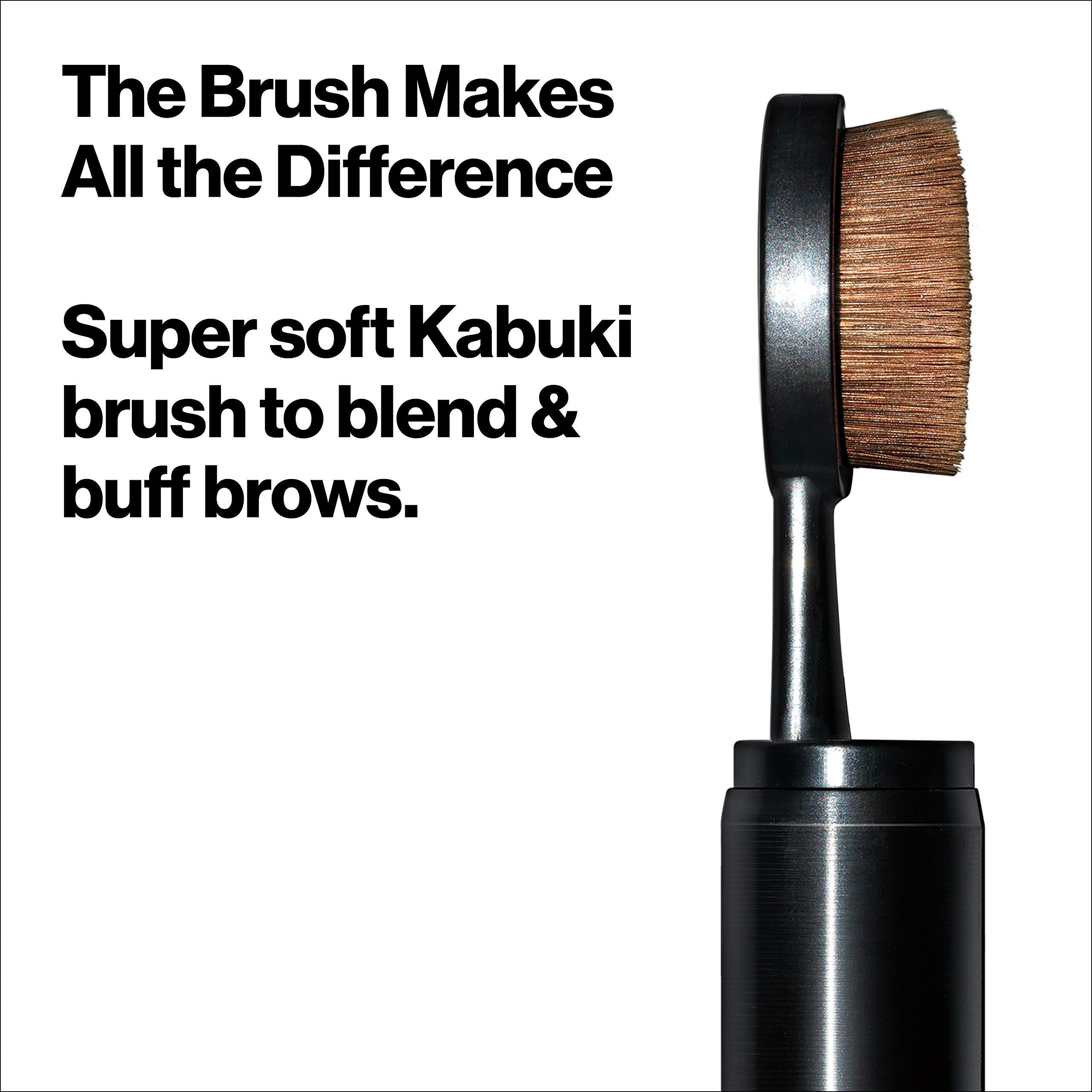 REVLON Browlights – micro-billes poudre pour texture veloutée.
