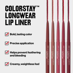 Revlon ColorStay Crayon Lèvres, étui intégré, portable partout.