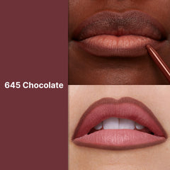 Revlon ColorStay Crayon Lèvres, échantillon chocolat 645, couleur longue tenue.