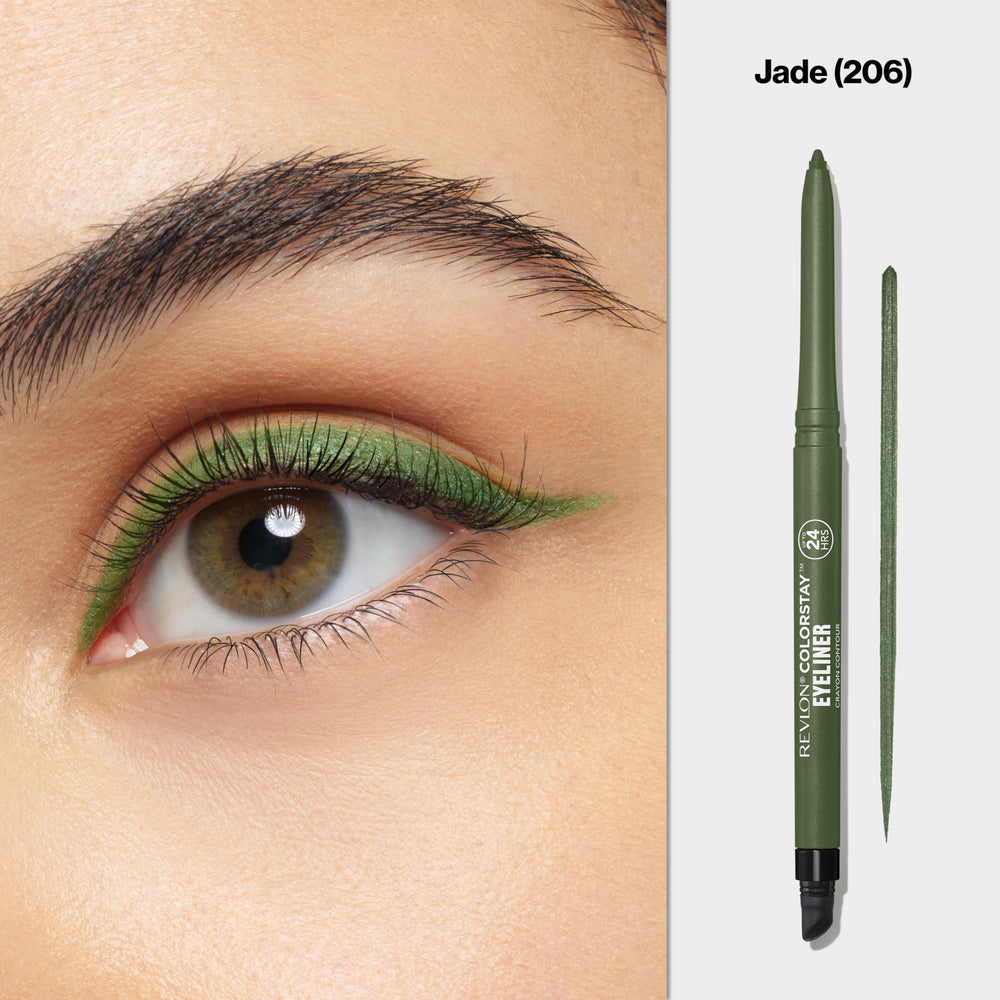 REVLON ColorStay Crayon Contour des Yeux Jade 206 – précision d'application et regard défini toute la journée.