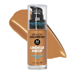 Revlon ColorStay fond de teint avec pompe, application propre et précise.