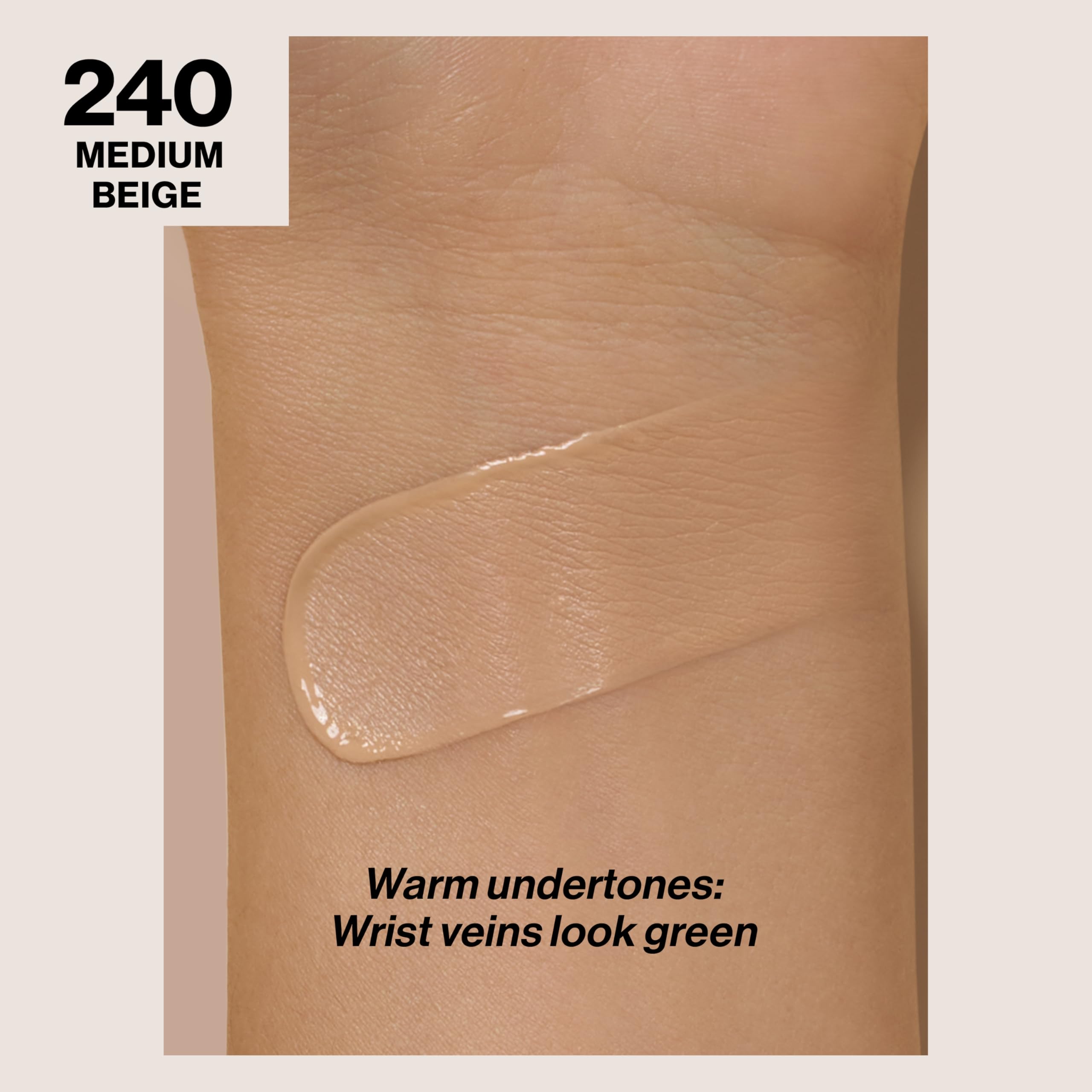 Texture naturelle du fond ColorStay sur peau bien préparée.