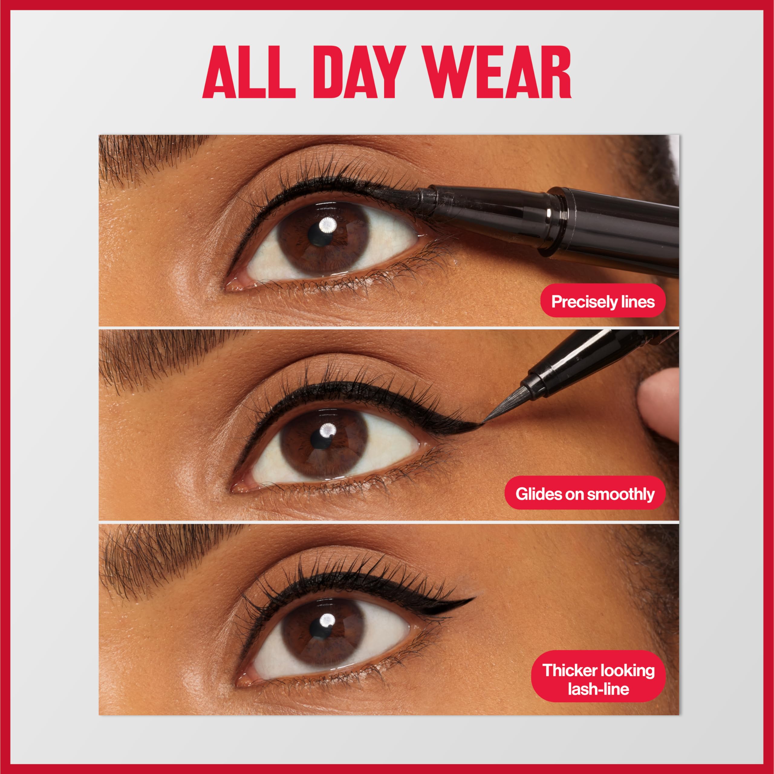 REVLON ColorStay Lash Serum + Liner, compatible avec toutes les formes d’yeux.