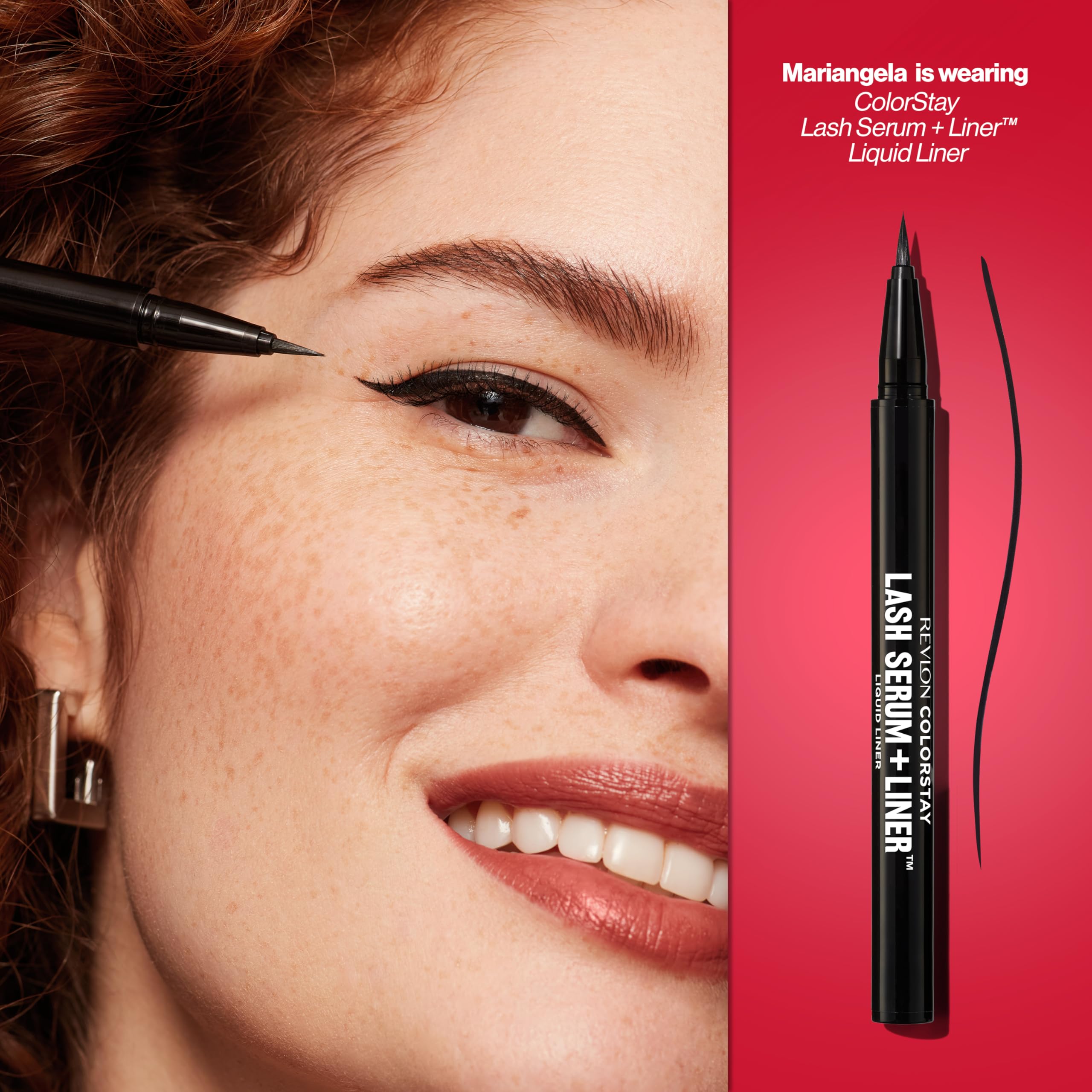REVLON ColorStay Lash Serum + Liner, noir profond pour un regard plus marqué.