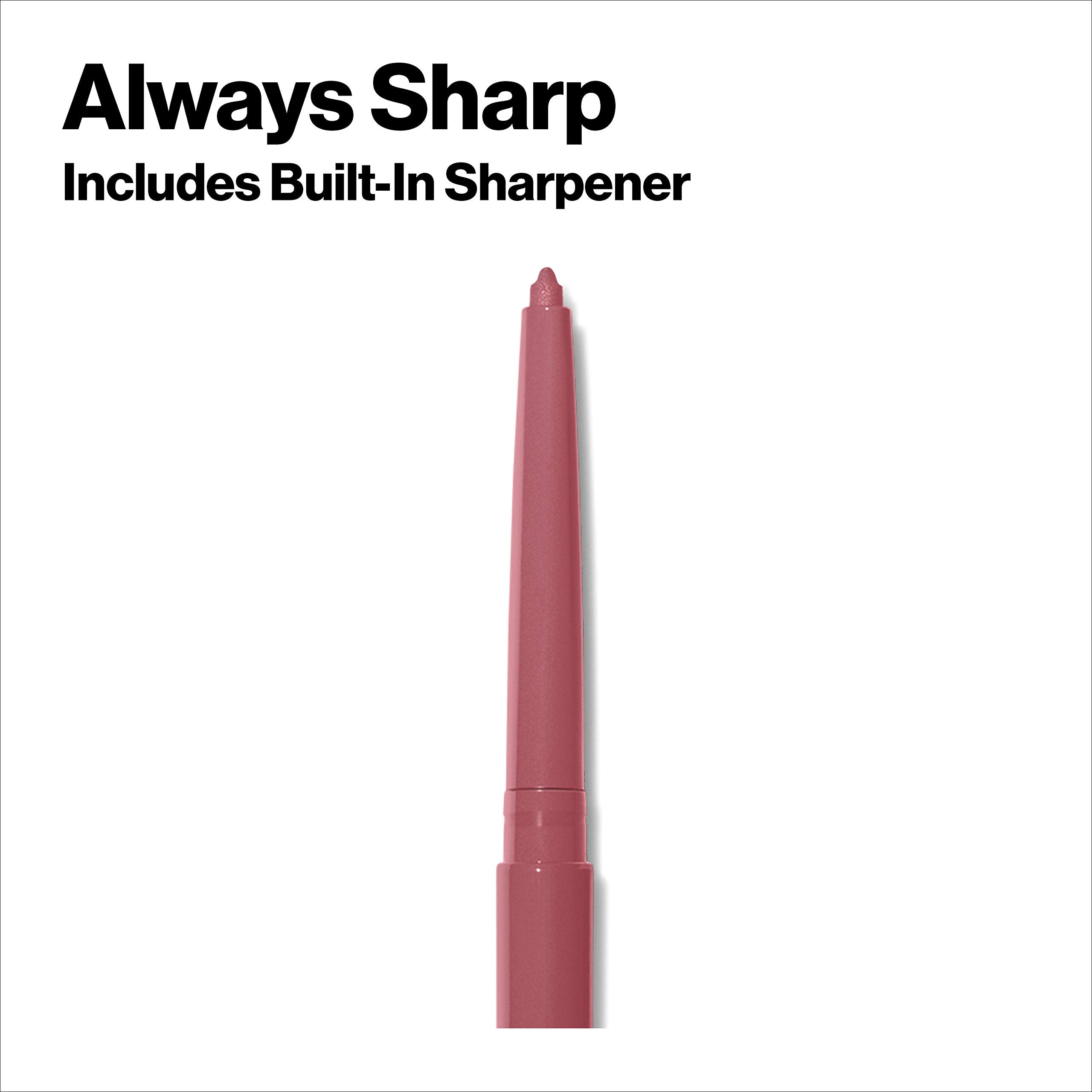 Taille-crayon integre pour affuter rapidement votre lipliner ColorStay