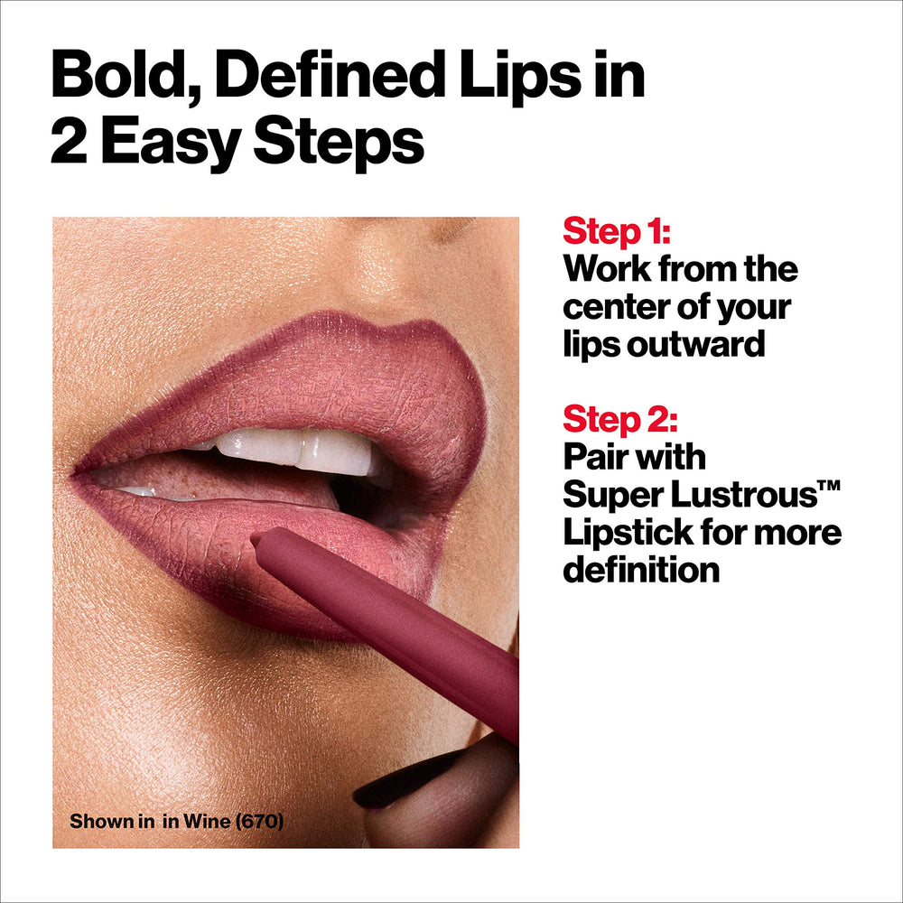 Revlon ColorStay Crayon Contour des Lèvres prevention bavures prolonge precision.