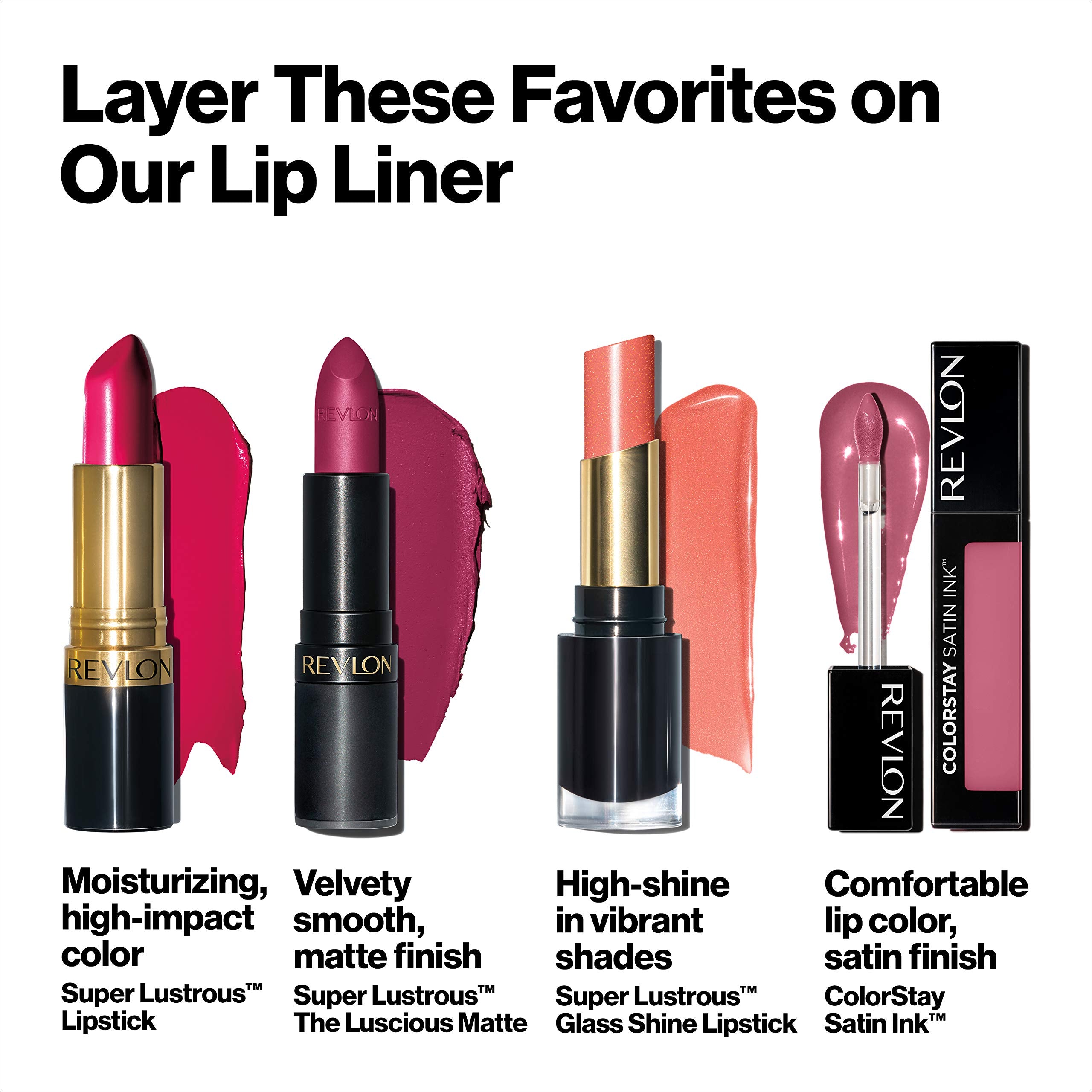 Revlon ColorStay Crayon Contour des Lèvres teinte 713 rouge offre expression.