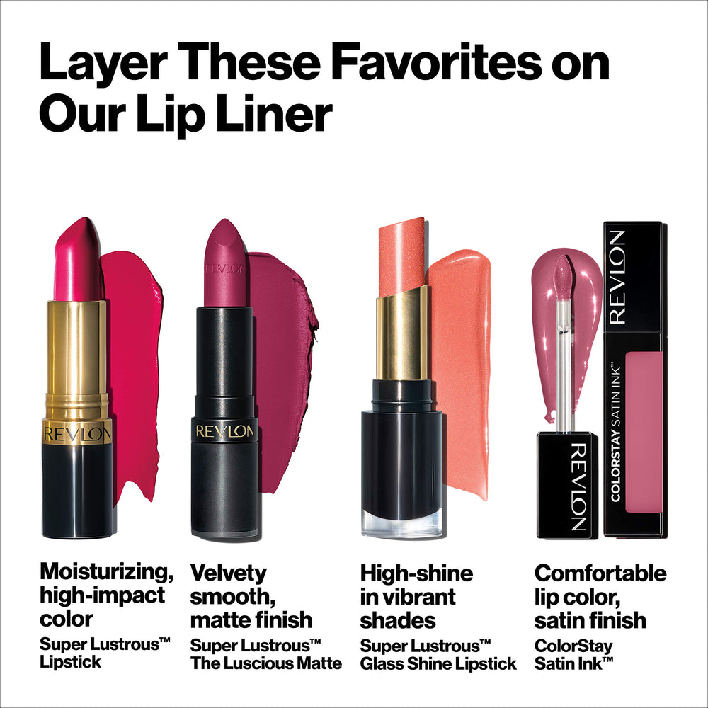 Revlon ColorStay Crayon Contour des Lèvres teinte 713 rouge offre expression.