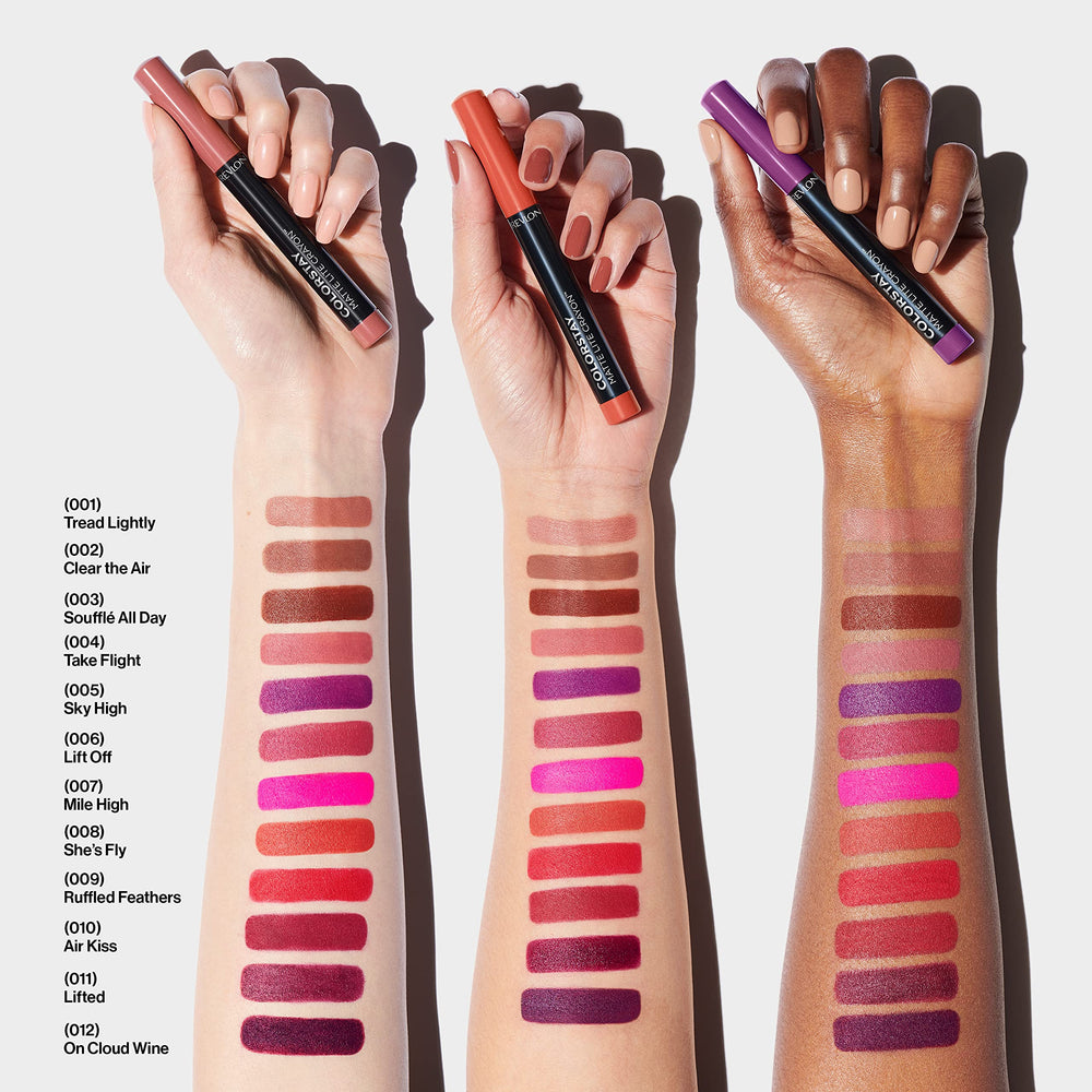 REVLON ColorStay Matte Lite Crayon Lifted: douze teintes audacieuses et portables