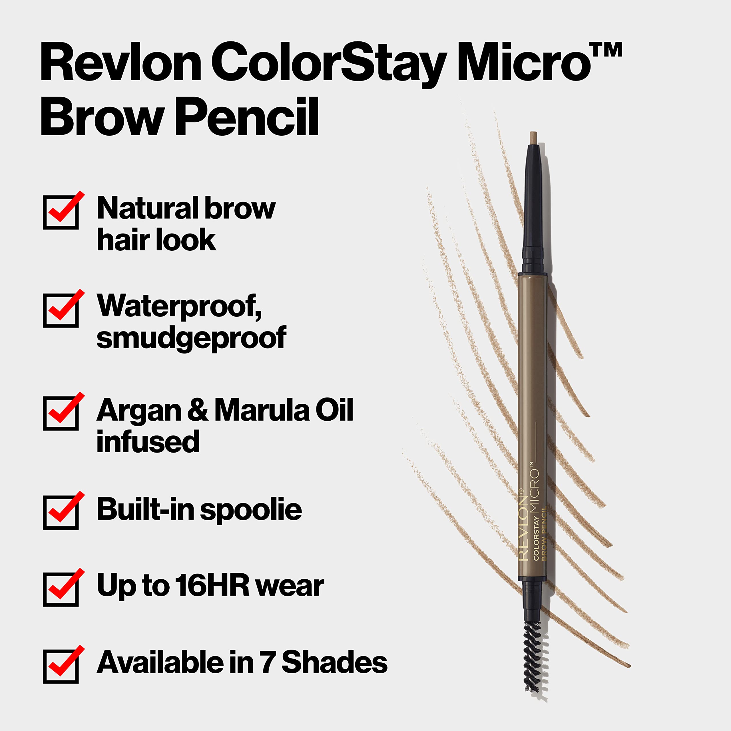 Traits fins et realistes avec Revlon ColorStay Micro Sourcils.