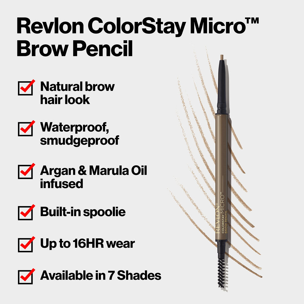 Traits fins et realistes avec Revlon ColorStay Micro Sourcils.