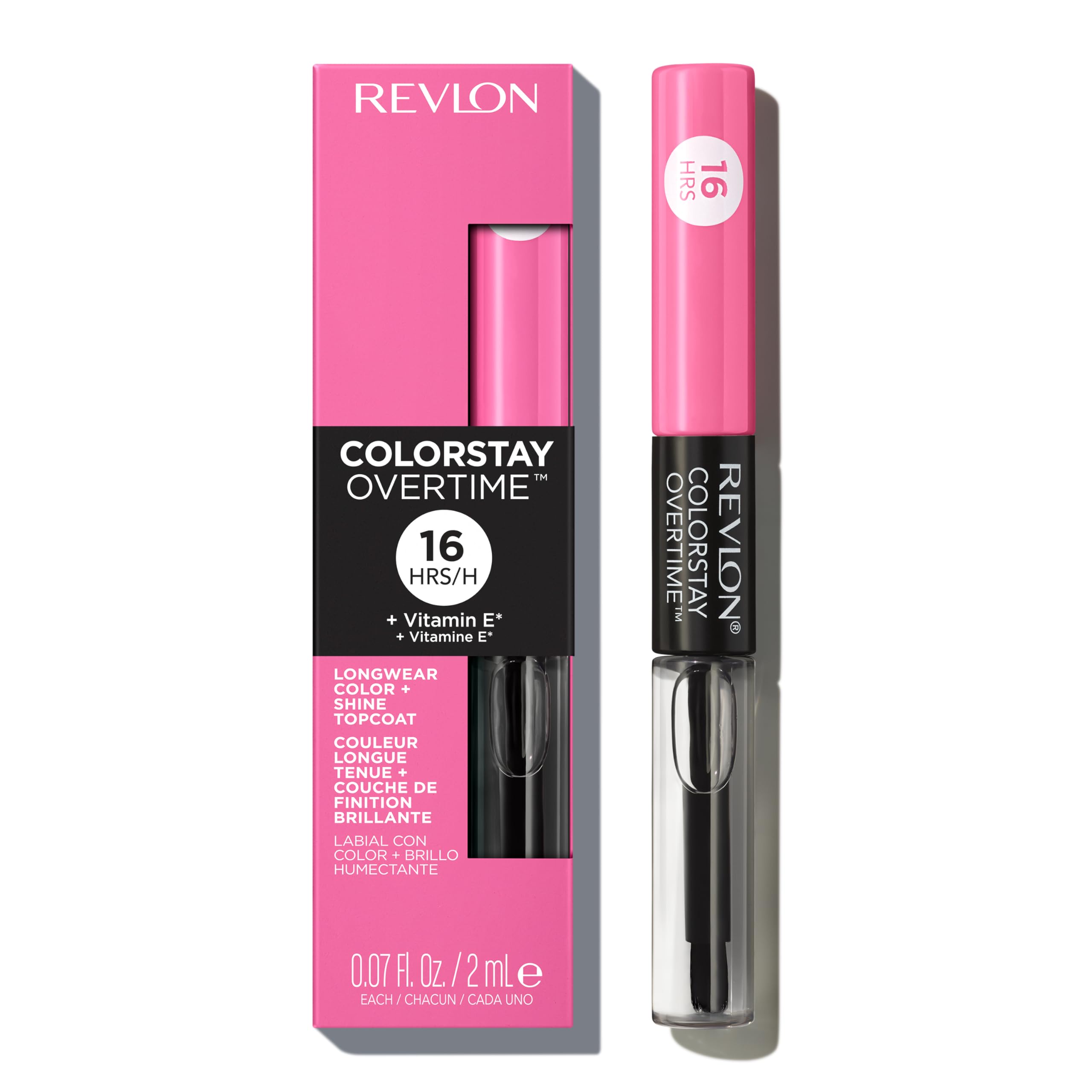 REVLON ColorStay Overtime: gloss clair pour fini brillant et hydratant.