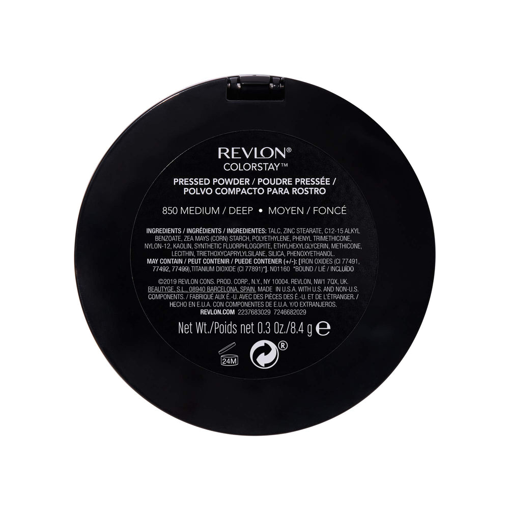 REVLON ColorStay Poudre Pressée – non comedogene et n’obstrue pas les pores.