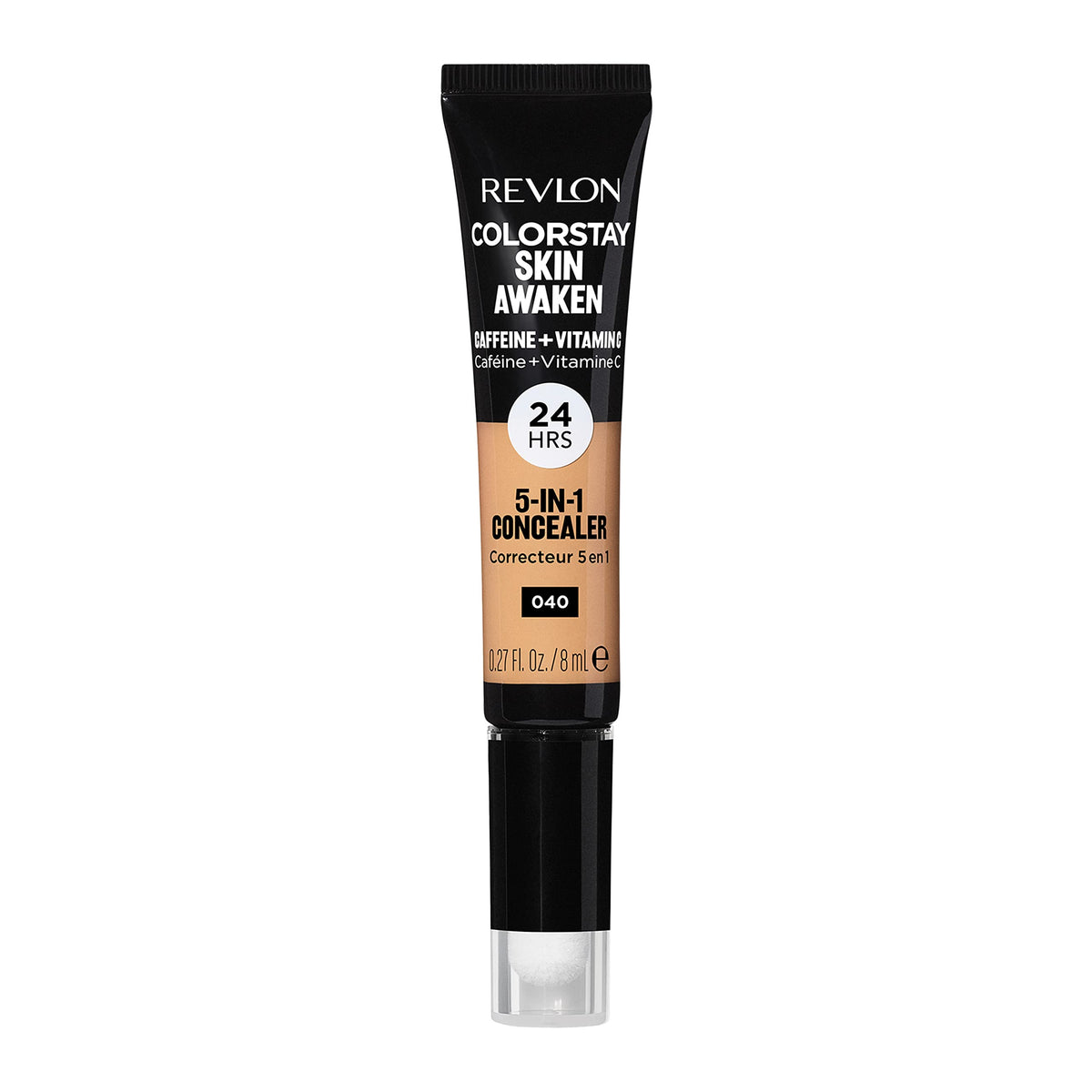 Concealer REVLON ColorStay Skin Awaken en tube, application précise et confort longue durée.