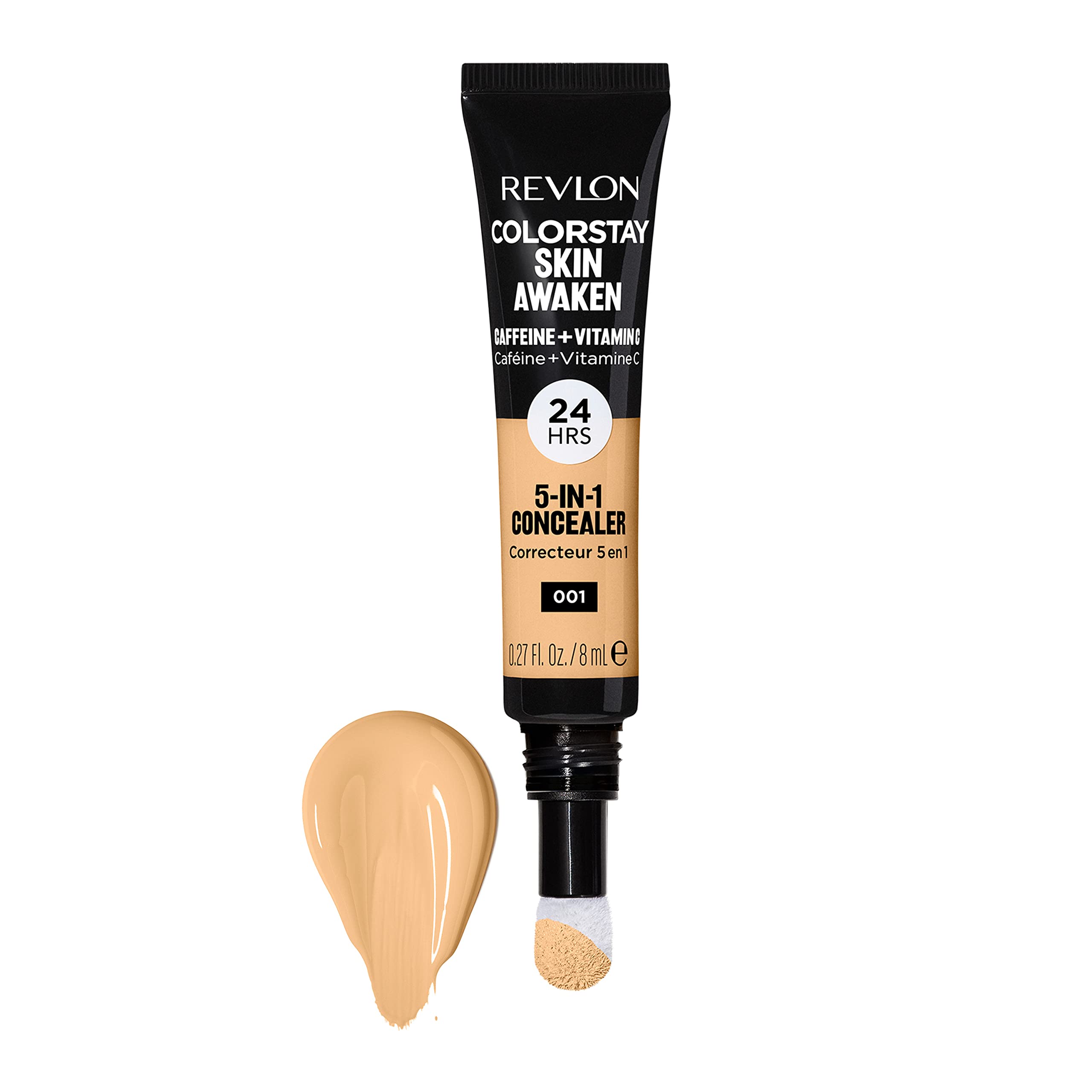 REVLON Skin Awaken Concealer – caféine et vitamine C, effet réveil sur la peau.