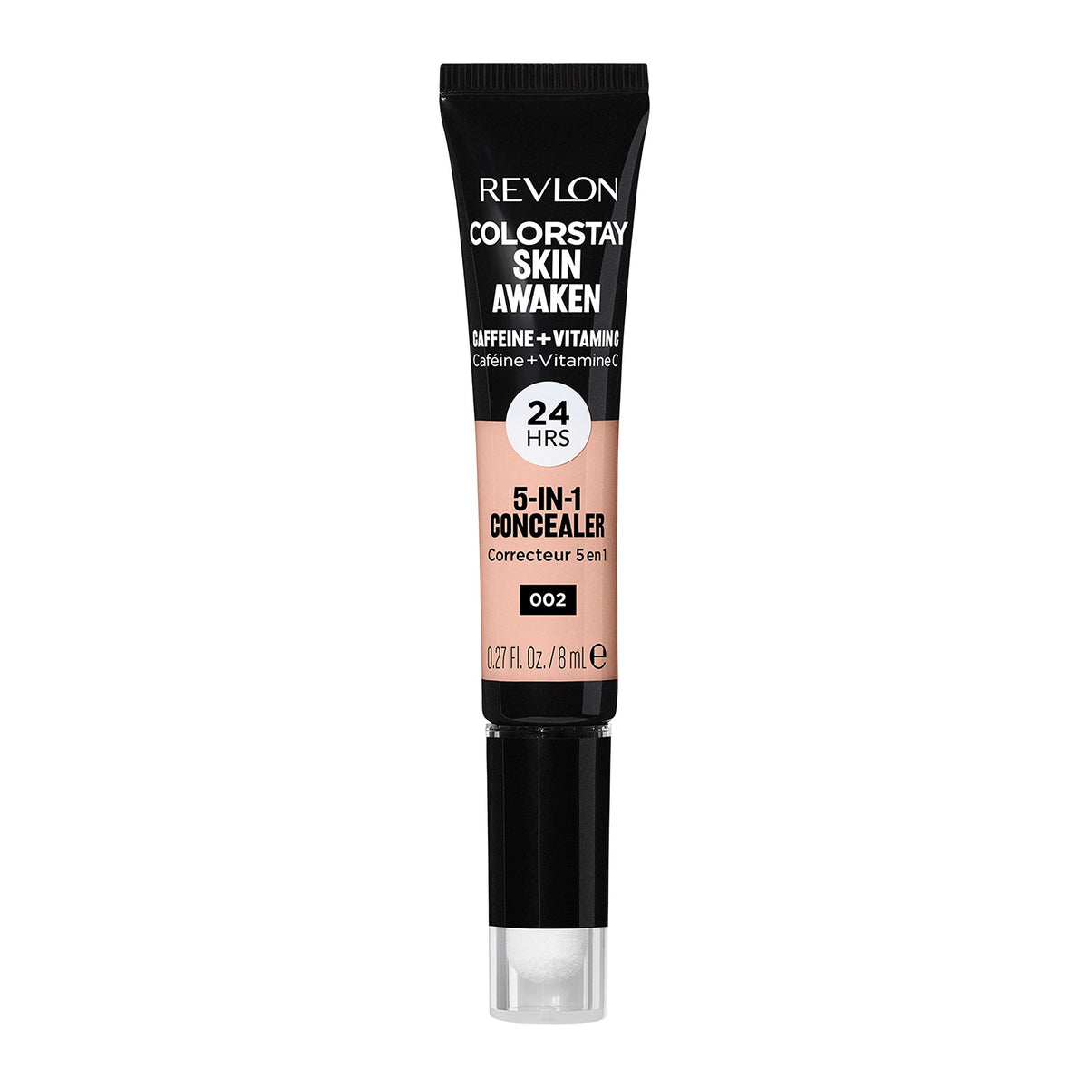 REVLON ColorStay Skin Awaken embout éponge antibactérien pour une application sans traces et hygiénique.