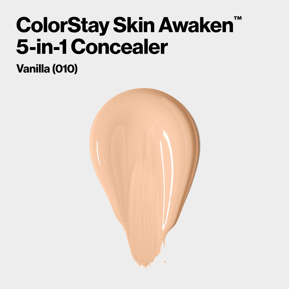 REVLON ColorStay Skin Awaken Concealer texture crème pour une couvrance légère.