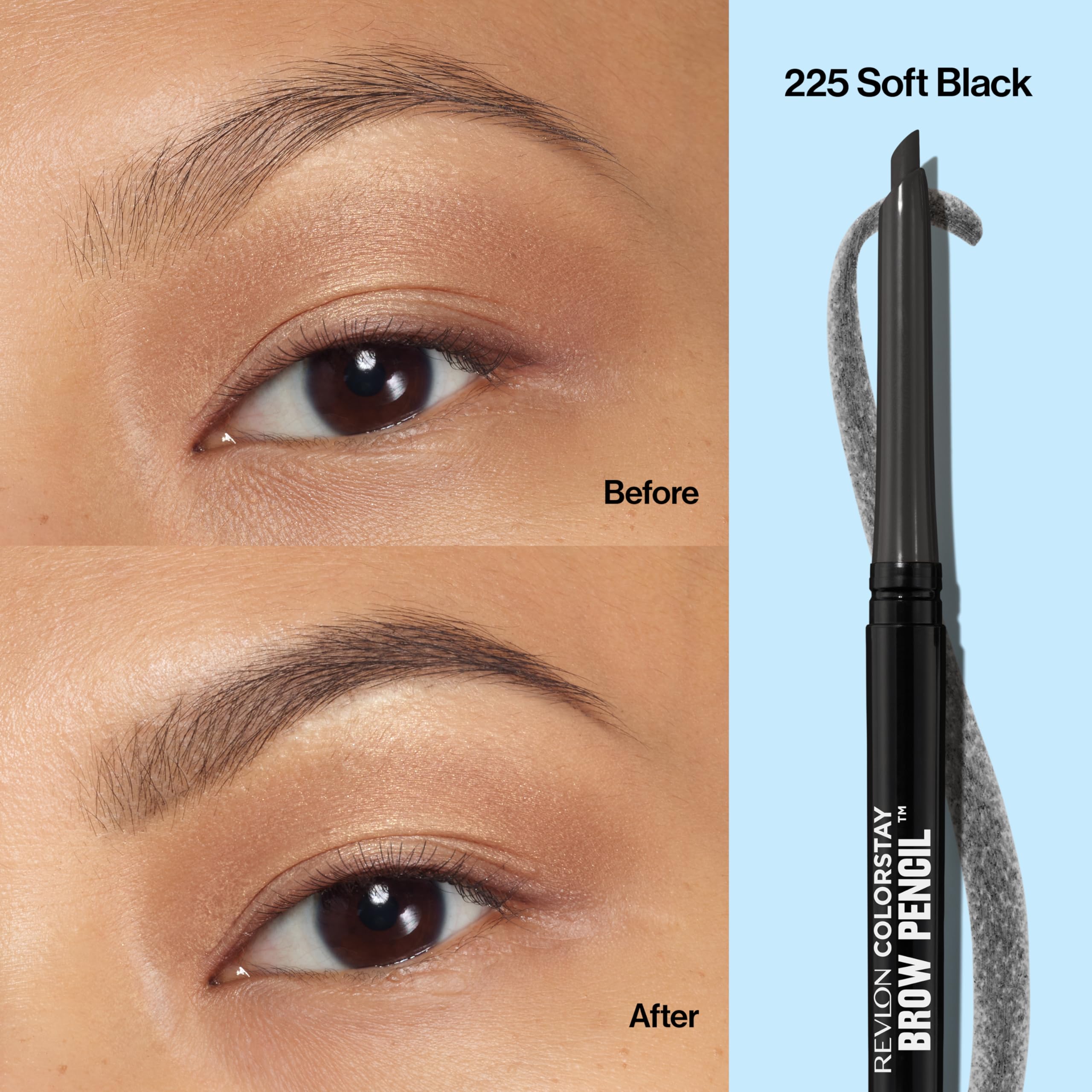REVLON ColorStay Sourcils avec brosse-spoolie intégrée pour estomper la couleur
