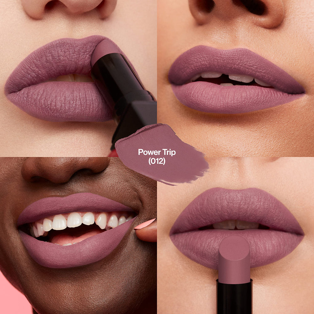 Rouge à lèvres REVLON ColorStay Suede Ink, primer intégré prolongeant la tenue.
