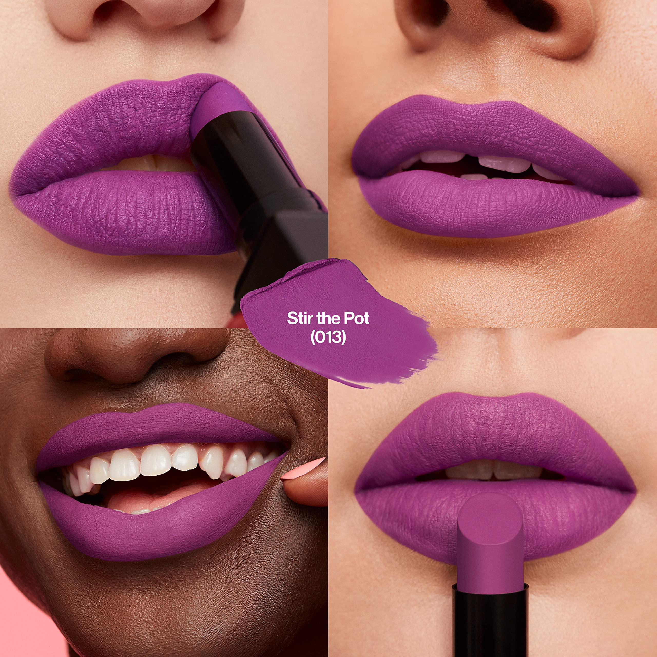 Revlon ColorStay Suede Ink avec primer intégré prolonge la tenue sans transfert.