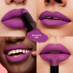 Revlon ColorStay Suede Ink avec primer intégré prolonge la tenue sans transfert.