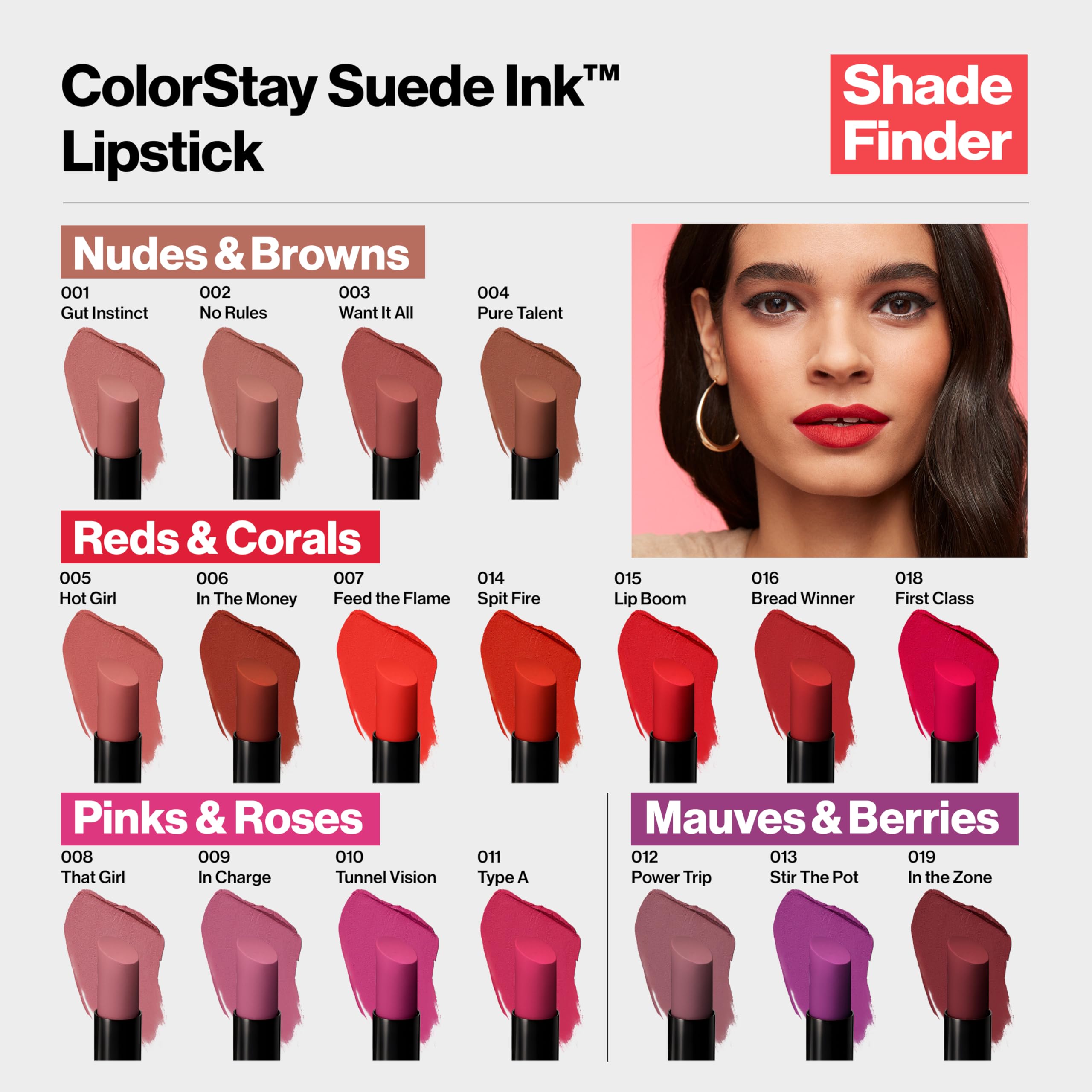 Le Revlon ColorStay Suede Ink infusé de vitamine E pour nourrir les lèvres