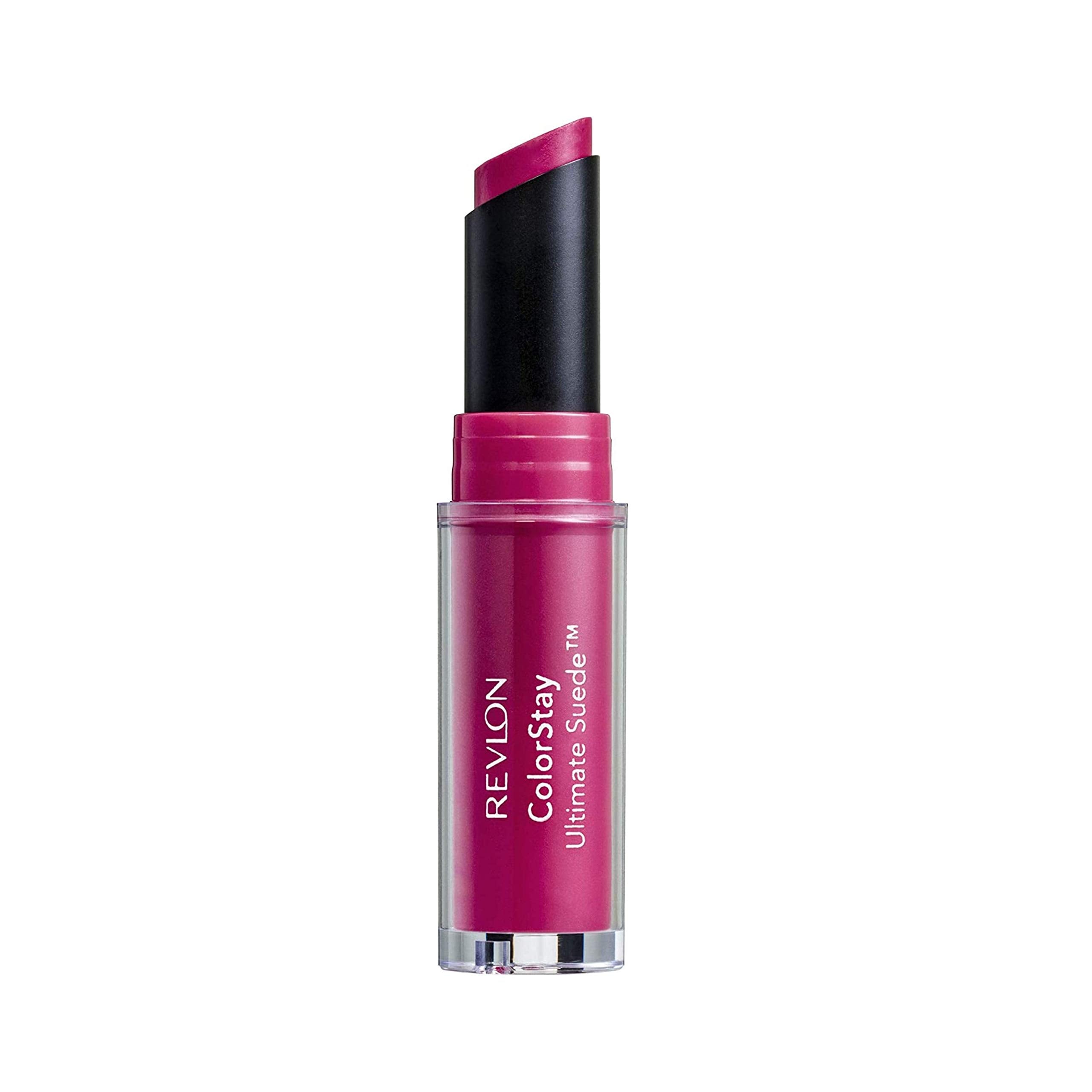 Emballage du REVLON ColorStay Ultimate Suede Muse, prêt à l'emploi et pratique.