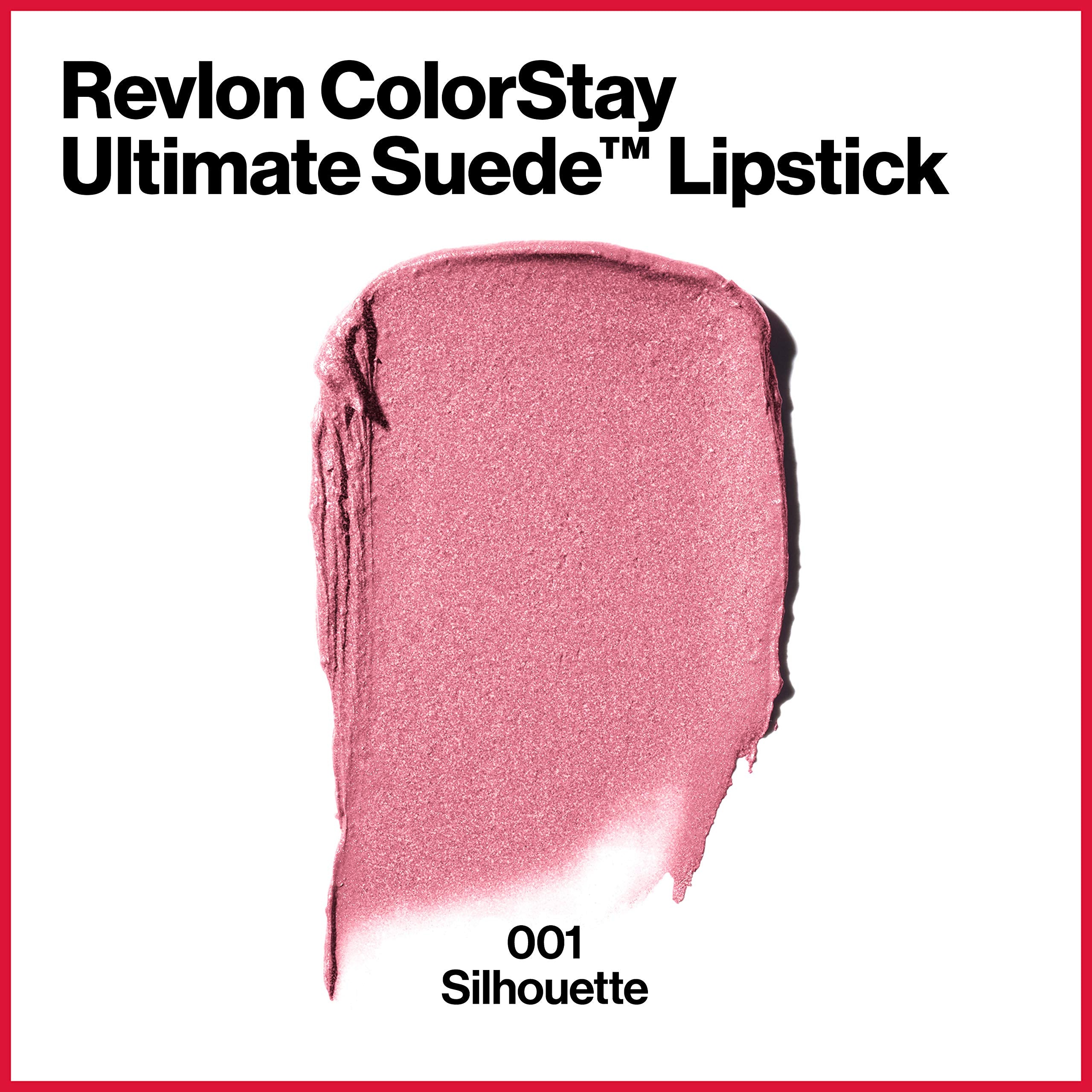 REVLON rouge à lèvres ColorStay Silhouette 001 texture suède pour fini velouté.