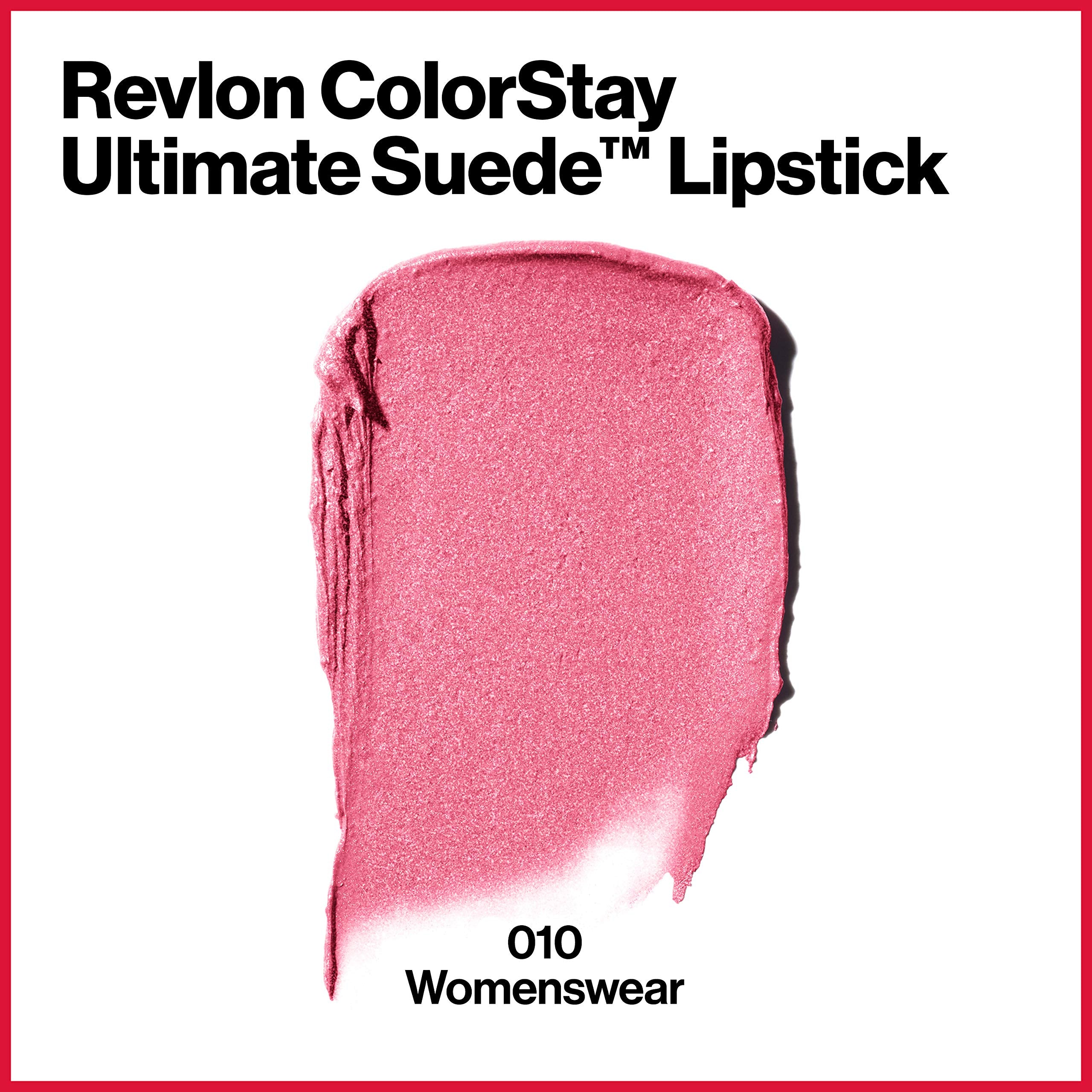 texture suède REVLON ColorStay Ultimate Suede qui glisse et nourrit les lèvres.