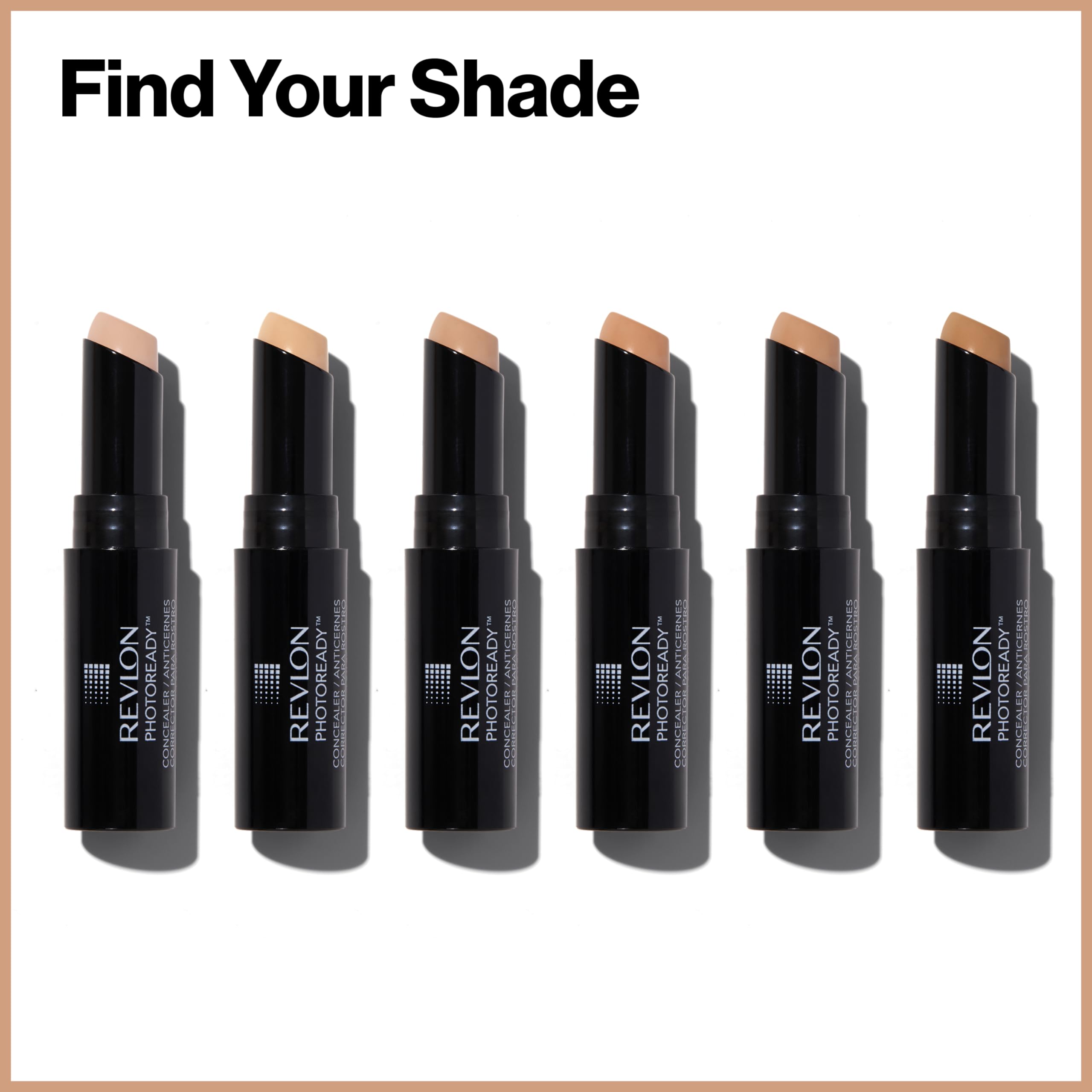 Stick correcteur REVLON filtre HD pour un fini uniforme sous tous les éclairages.