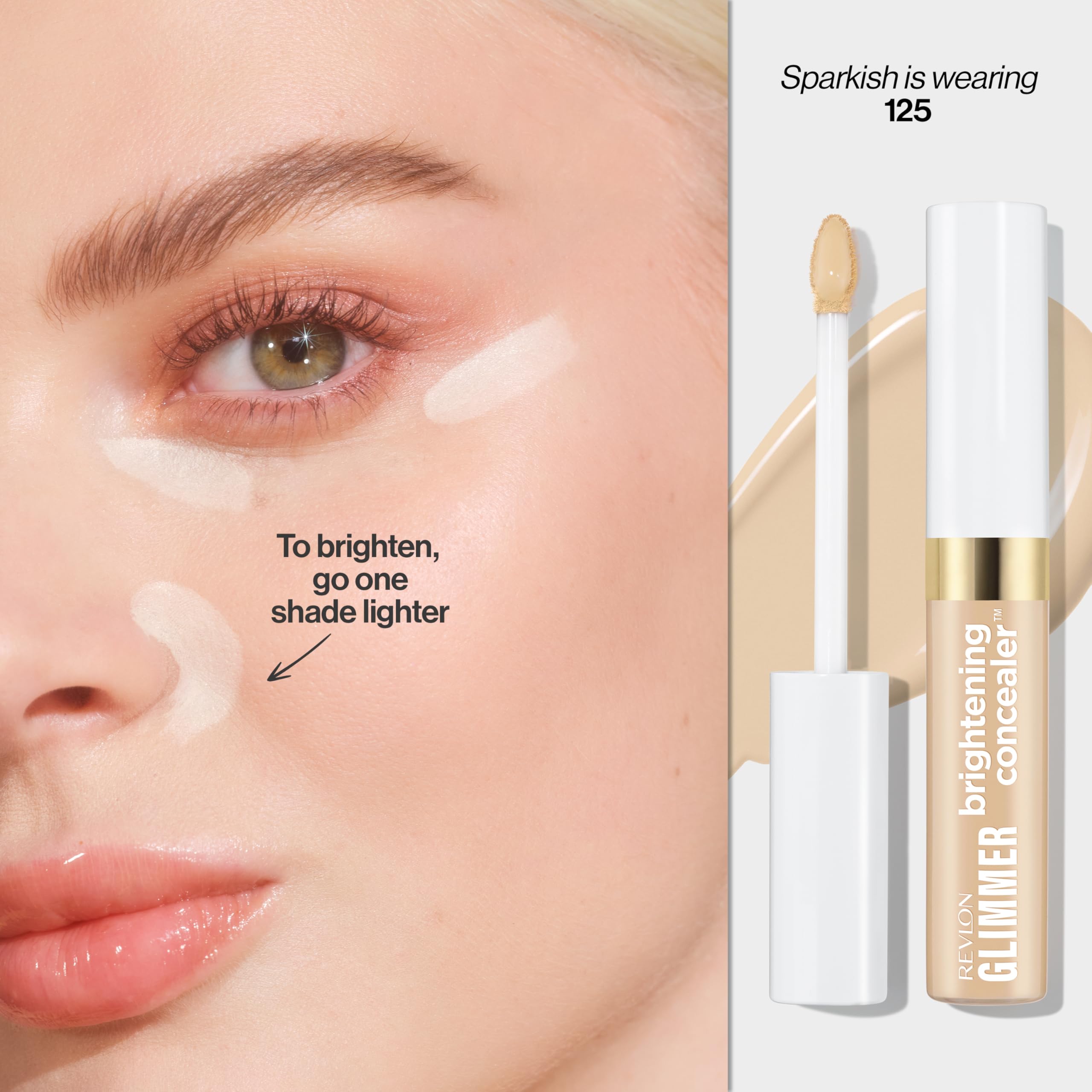 REVLON Correcteur éclairant — applicateur doux pour une application lisse.