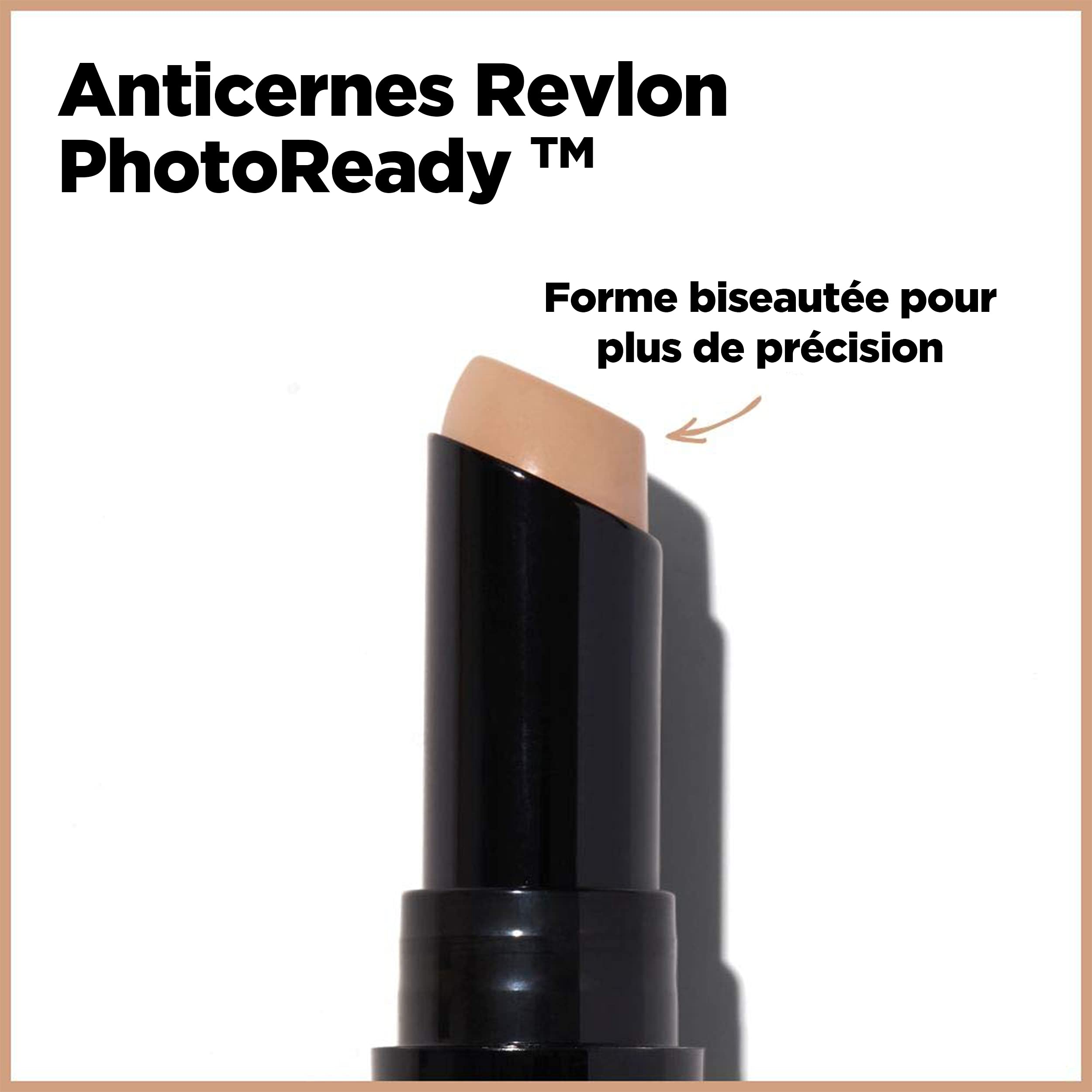 REVLON correcteur-stick finition-creme donne un fini doux sur la peau.