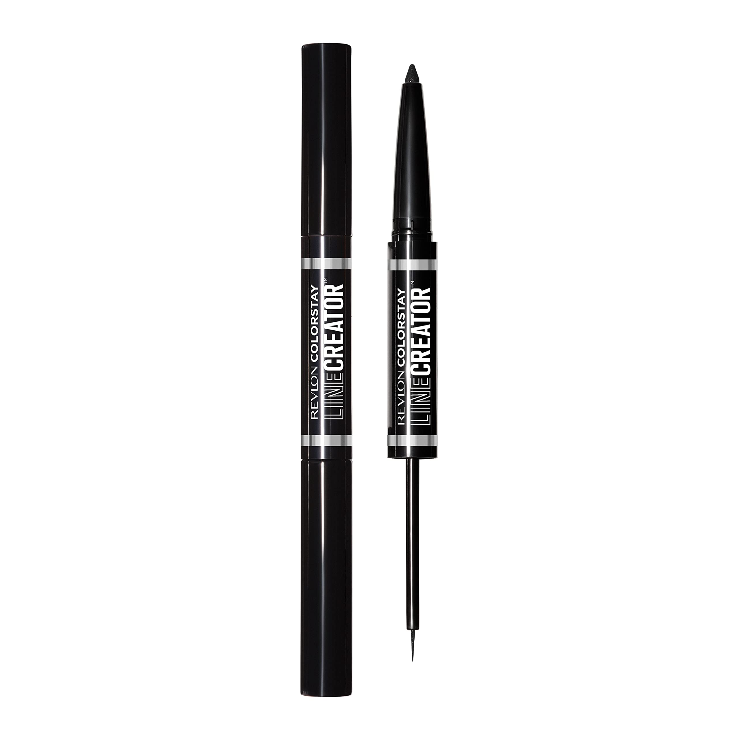 REVLON crayon kohl crèmeux double-face pour un regard smoky et durable.