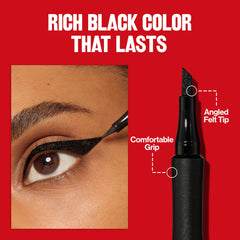 REVLON crayon liquide pour les yeux, bord triple, traînées fluides et élégantes.