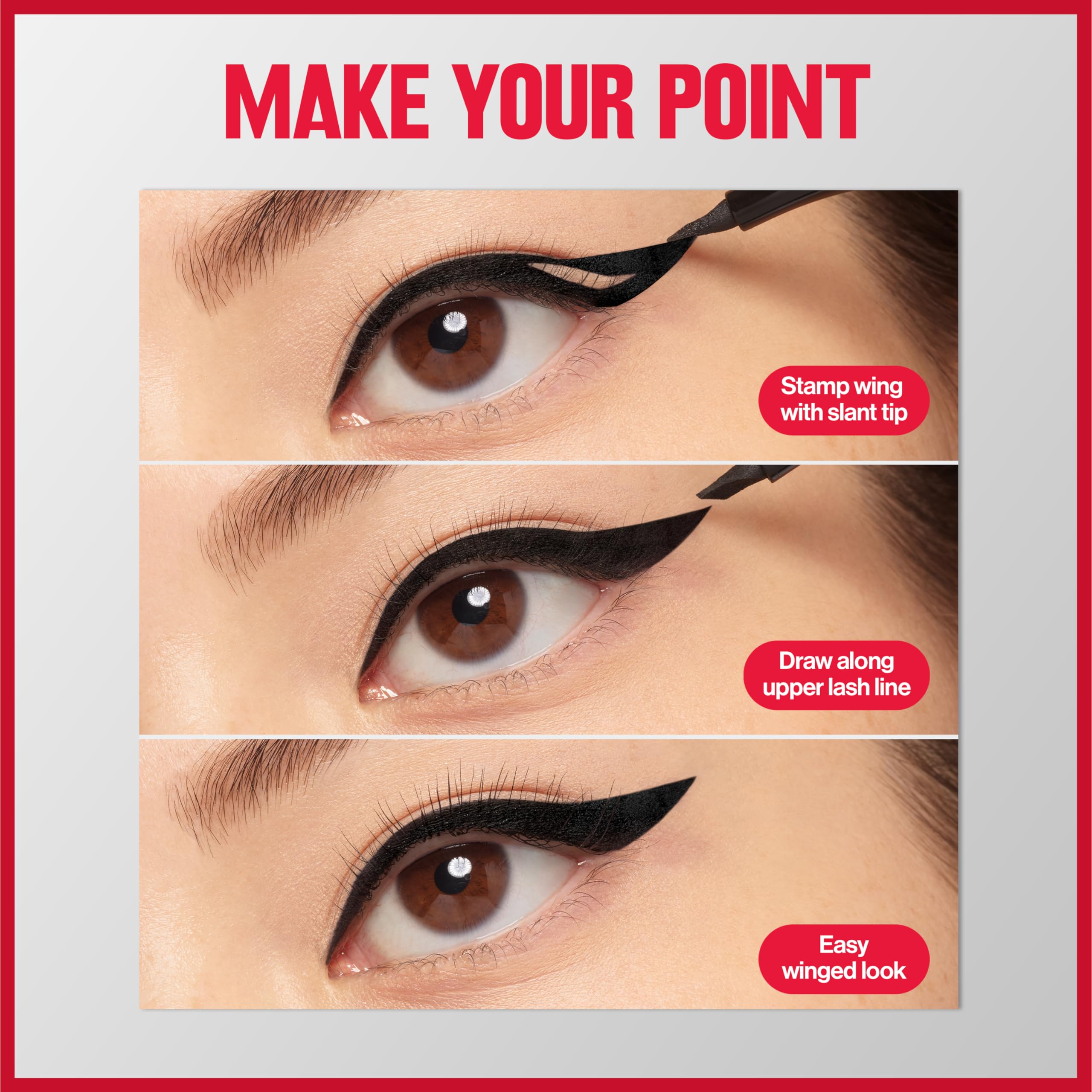 REVLON crayon liquide pour les yeux, pointe moyenne pour lignes prononcées durablement.