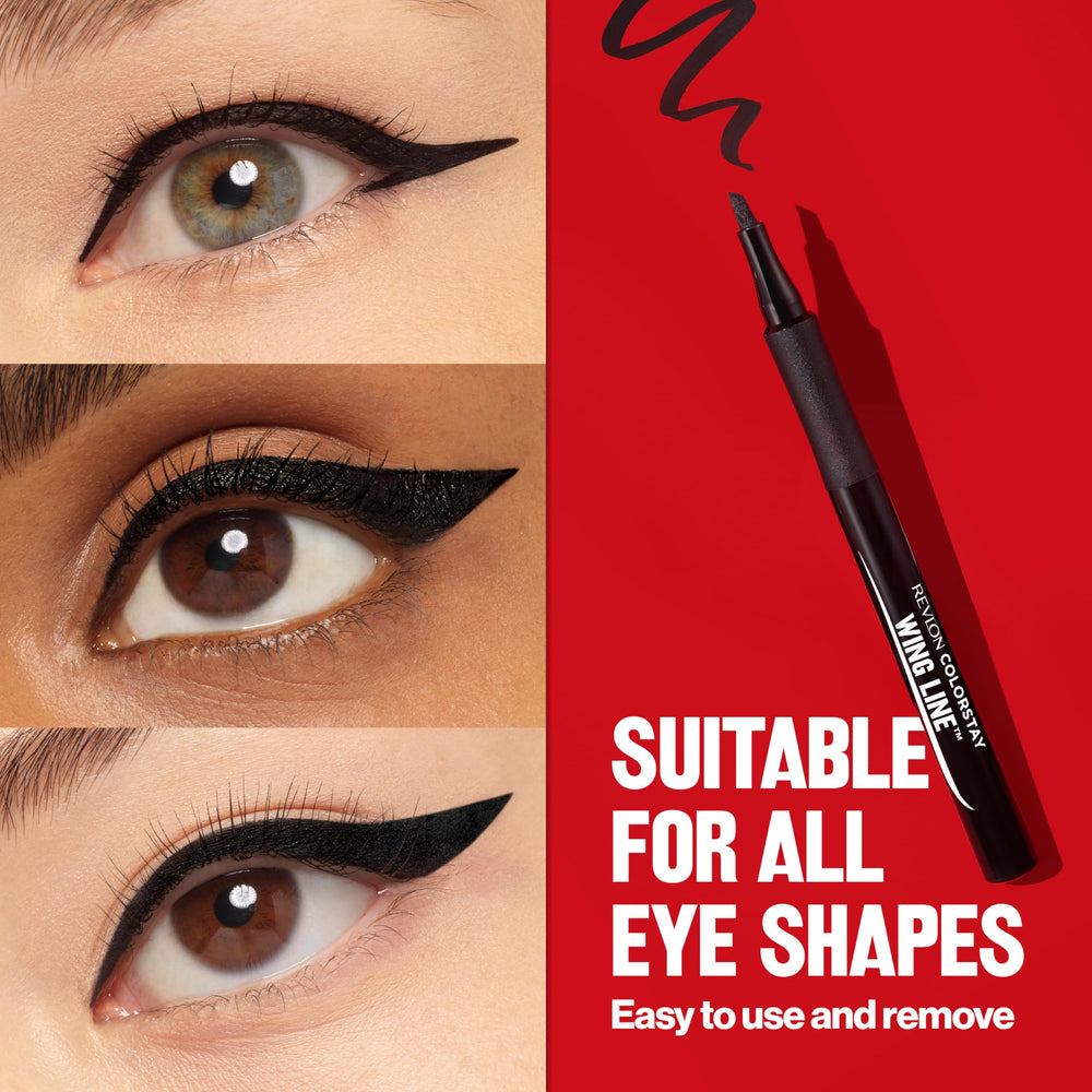 REVLON crayon liquide pour les yeux, précision fluide, maîtrise de la courbe des cils.