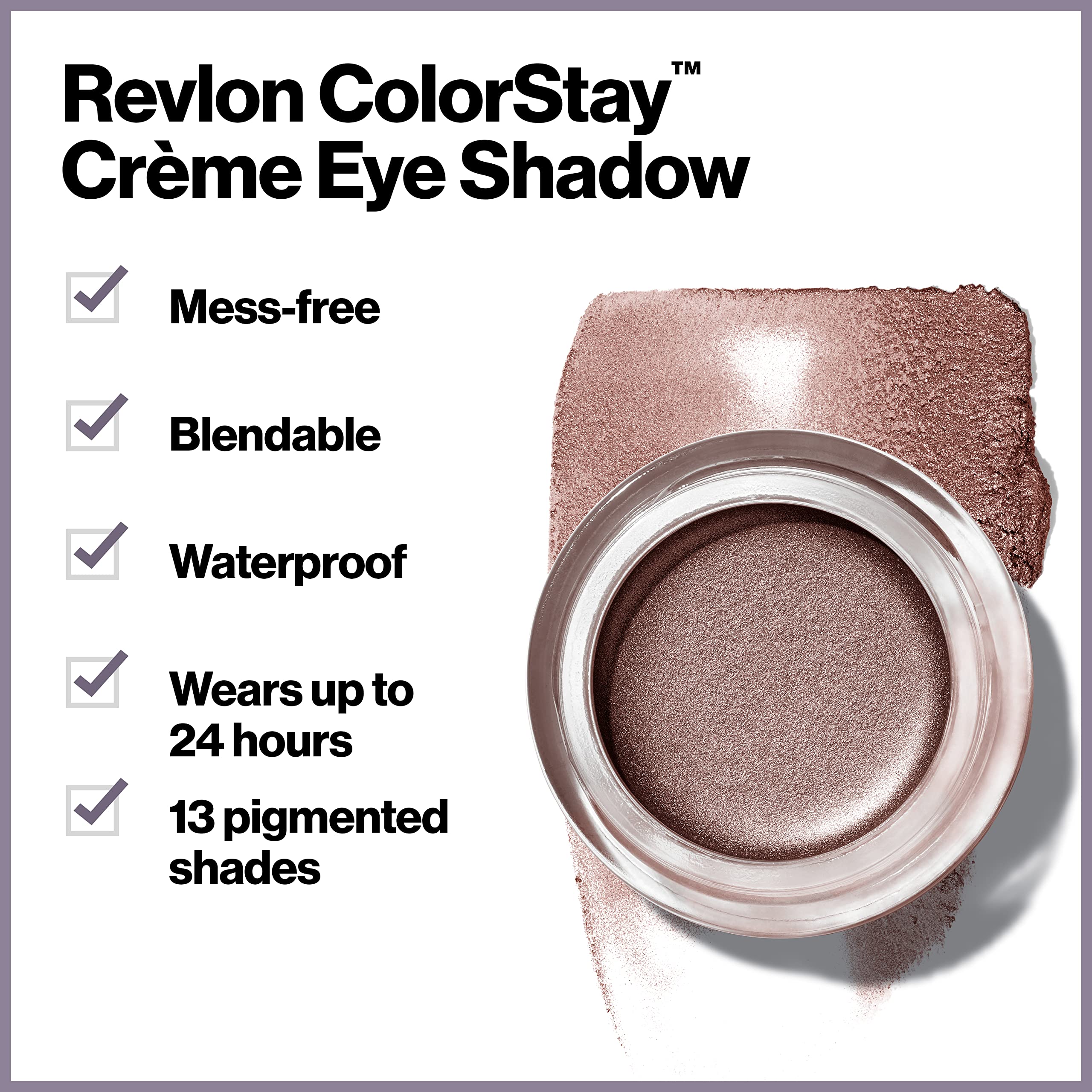 REVLON Crème Yeux ColorStay – finition matte riche et longue tenue.