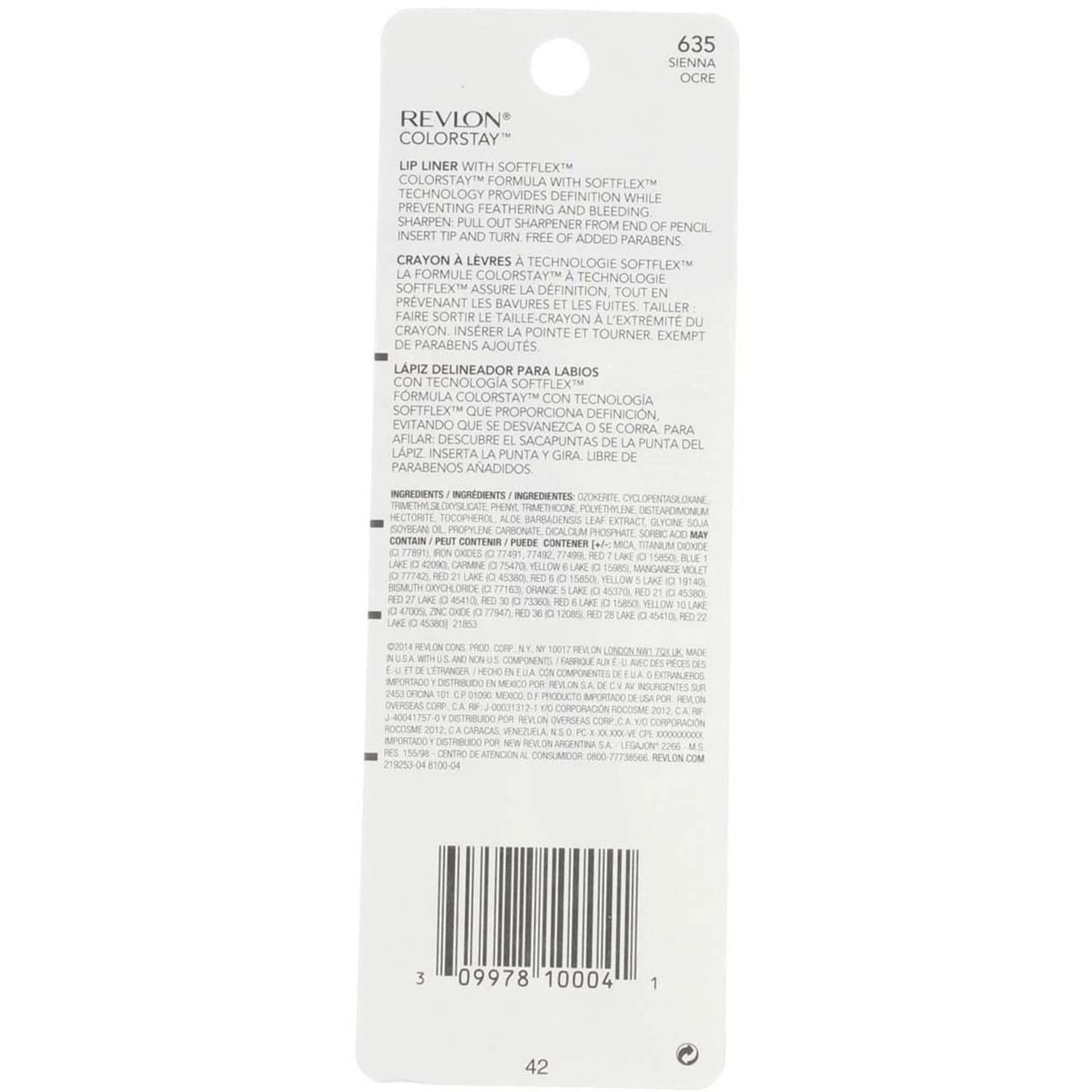Détail d’application du crayon contour des lèvres REVLON ColorStay SoftFlex pour contour net.
