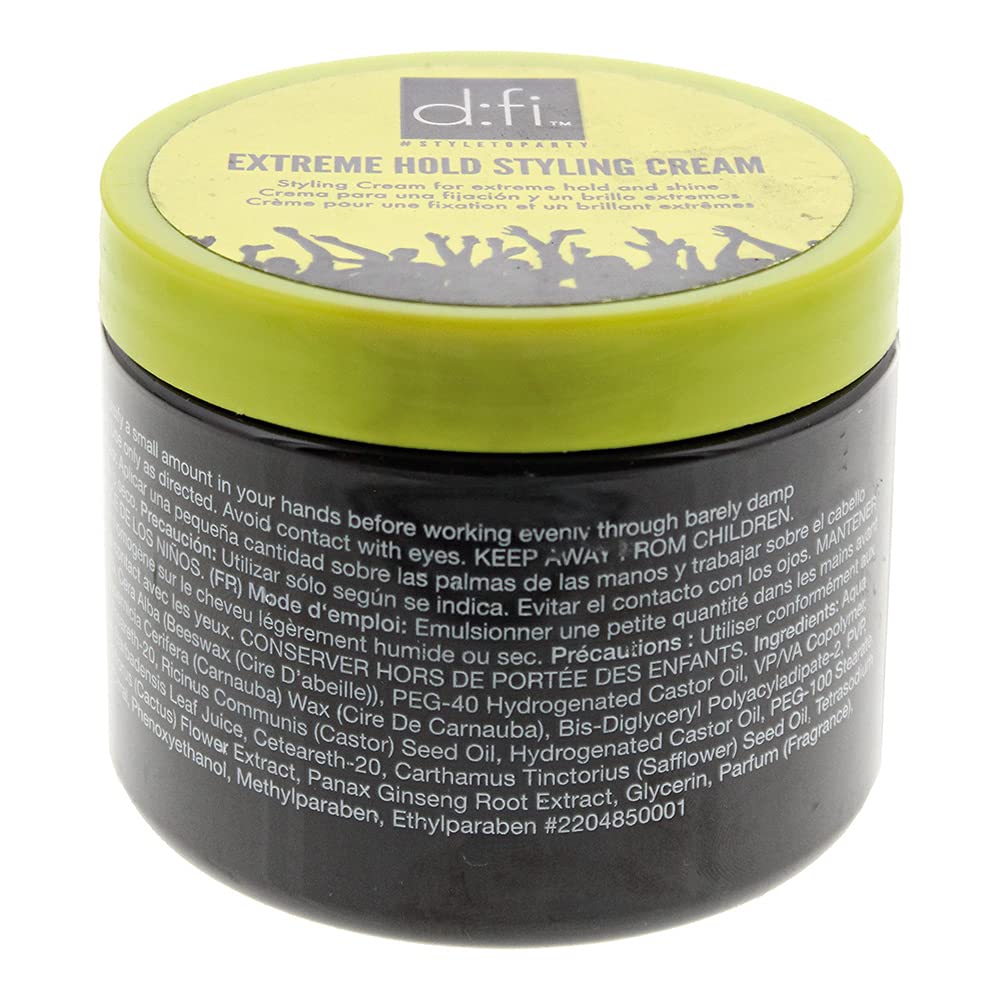 D:FI Extreme Hold crème – bouteille 5 oz, tenue longue durée pour tous les looks.