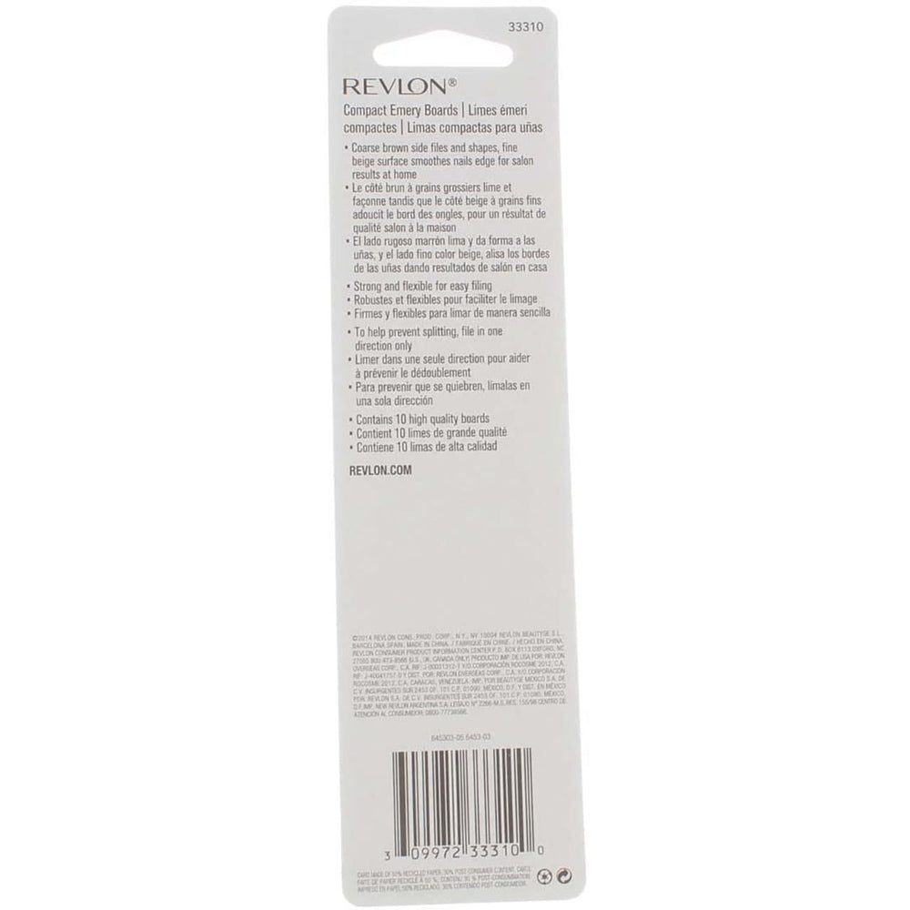 REVLON lime à ongles émery pack trio pratique à domicile