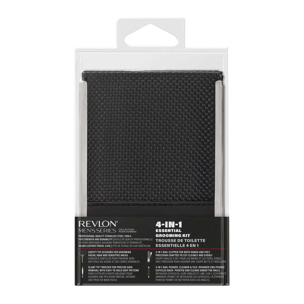 Ensemble de soins quotidiens REVLON, utile pour déplacements et retouches rapides.