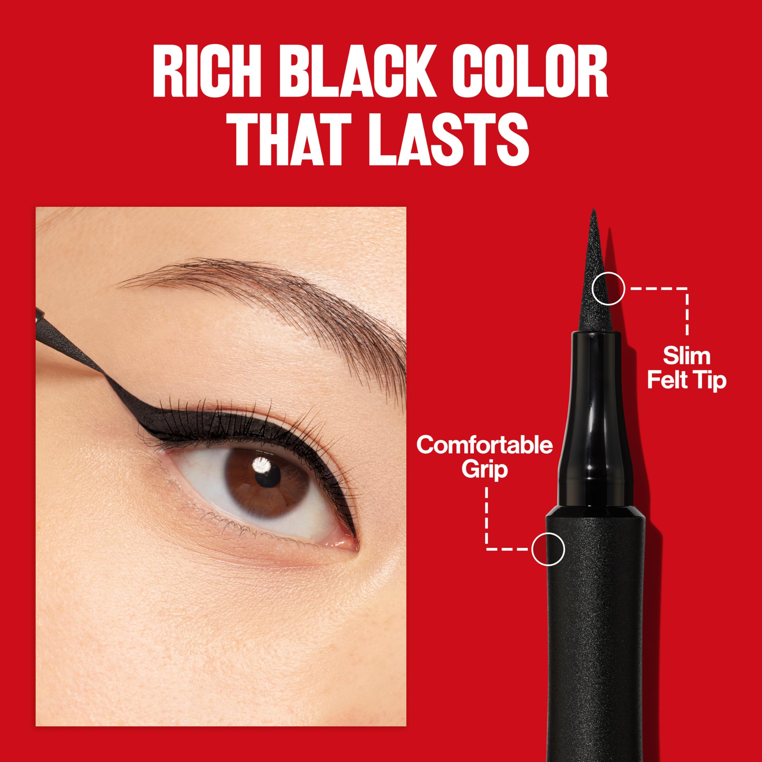 REVLON Eyeliner Liquide anti transfert pour éviter les bavures