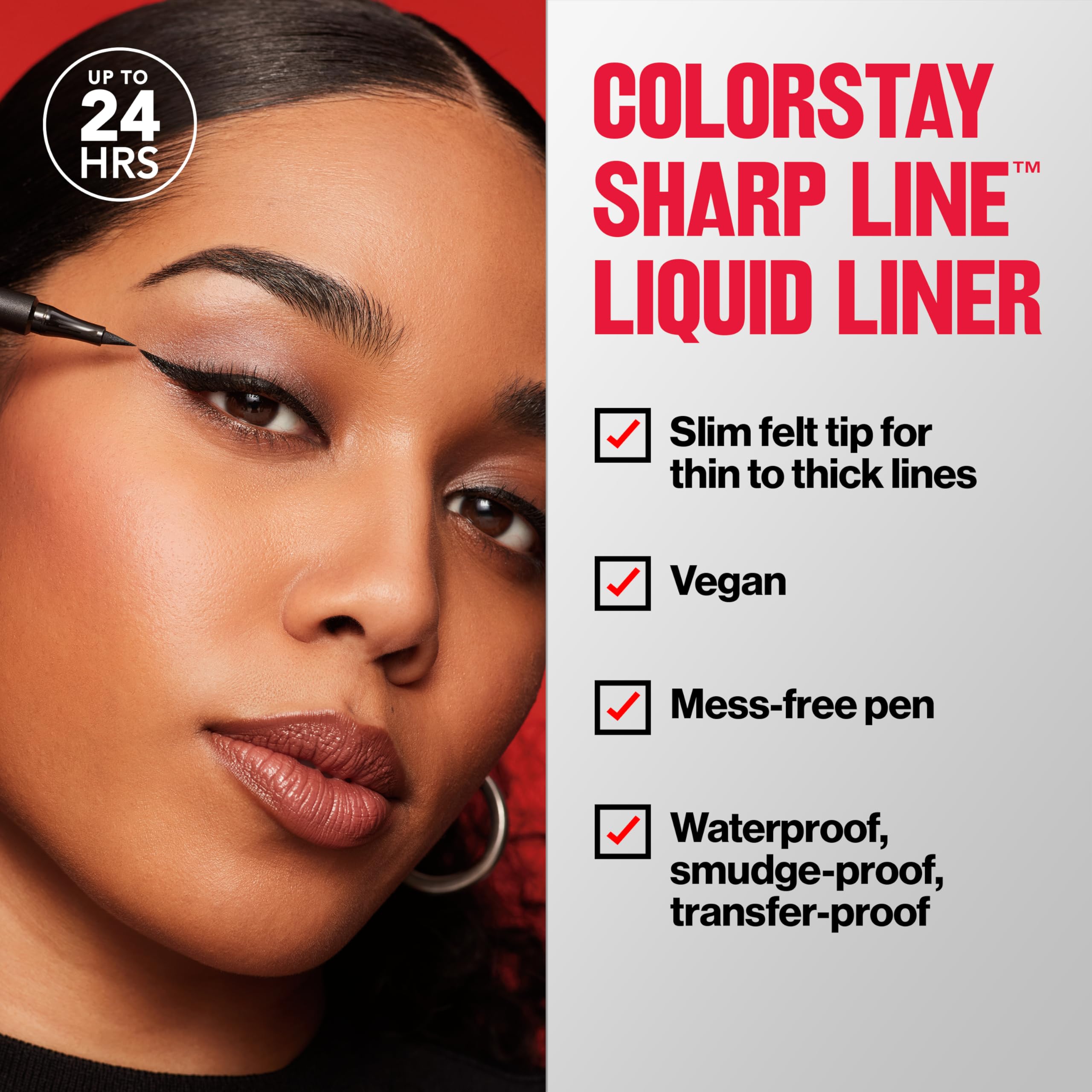 REVLON Eyeliner Liquide flux continu pour une application fluide