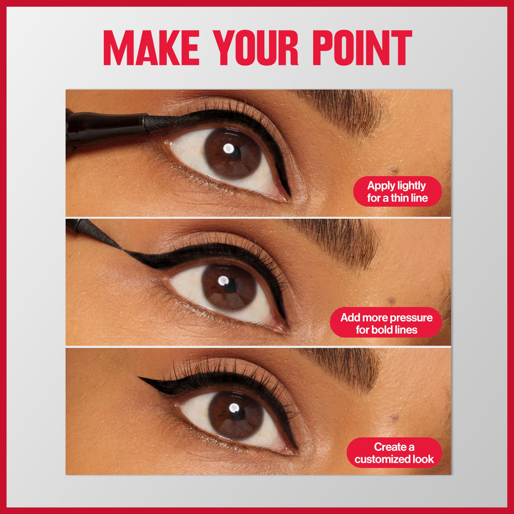 REVLON Eyeliner Liquide noir intense pour un regard profond