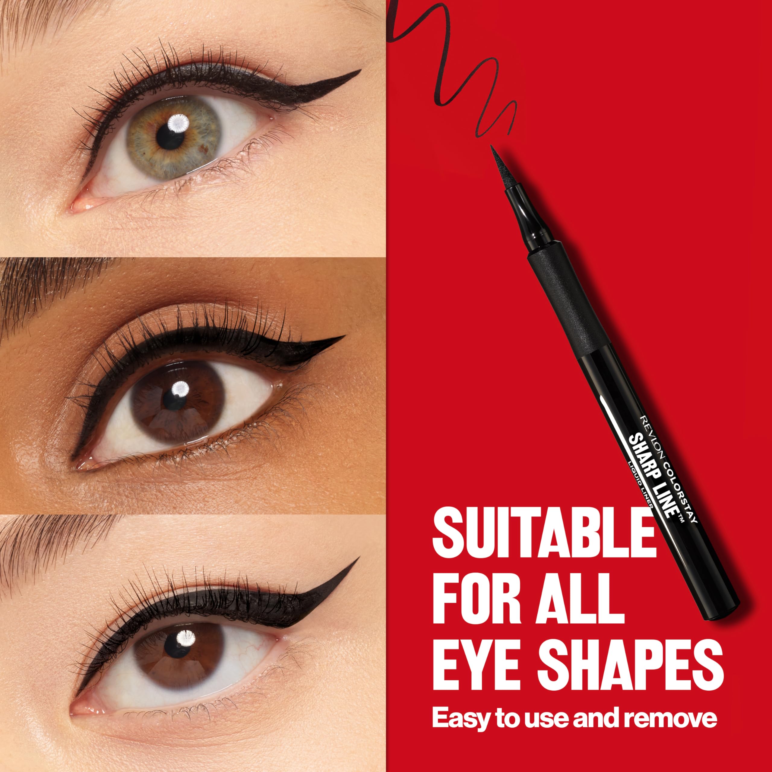 REVLON Eyeliner Liquide tenue 24h selon l’usage