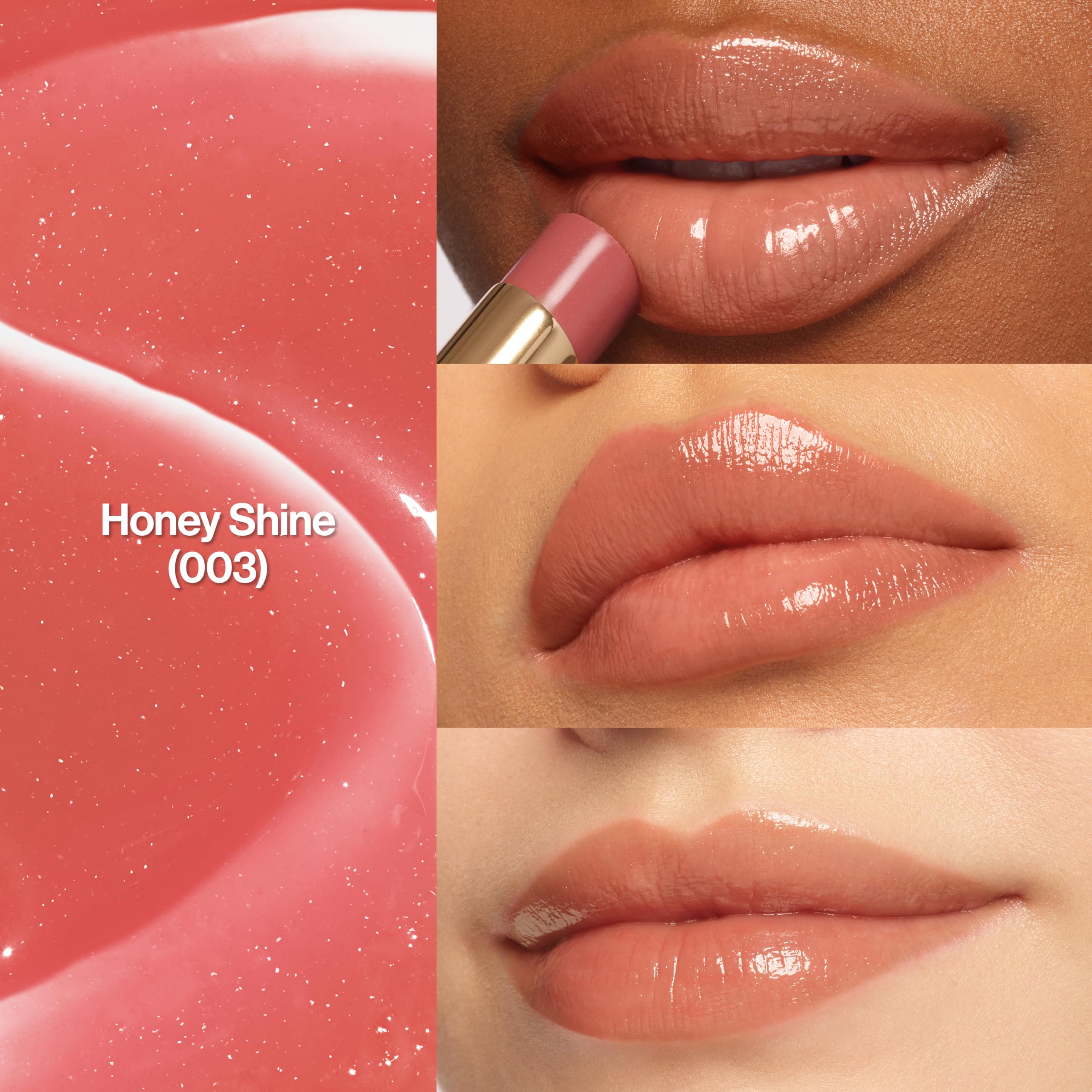 Application crèmeuse et facile avec REVLON Glass Shine Balm.