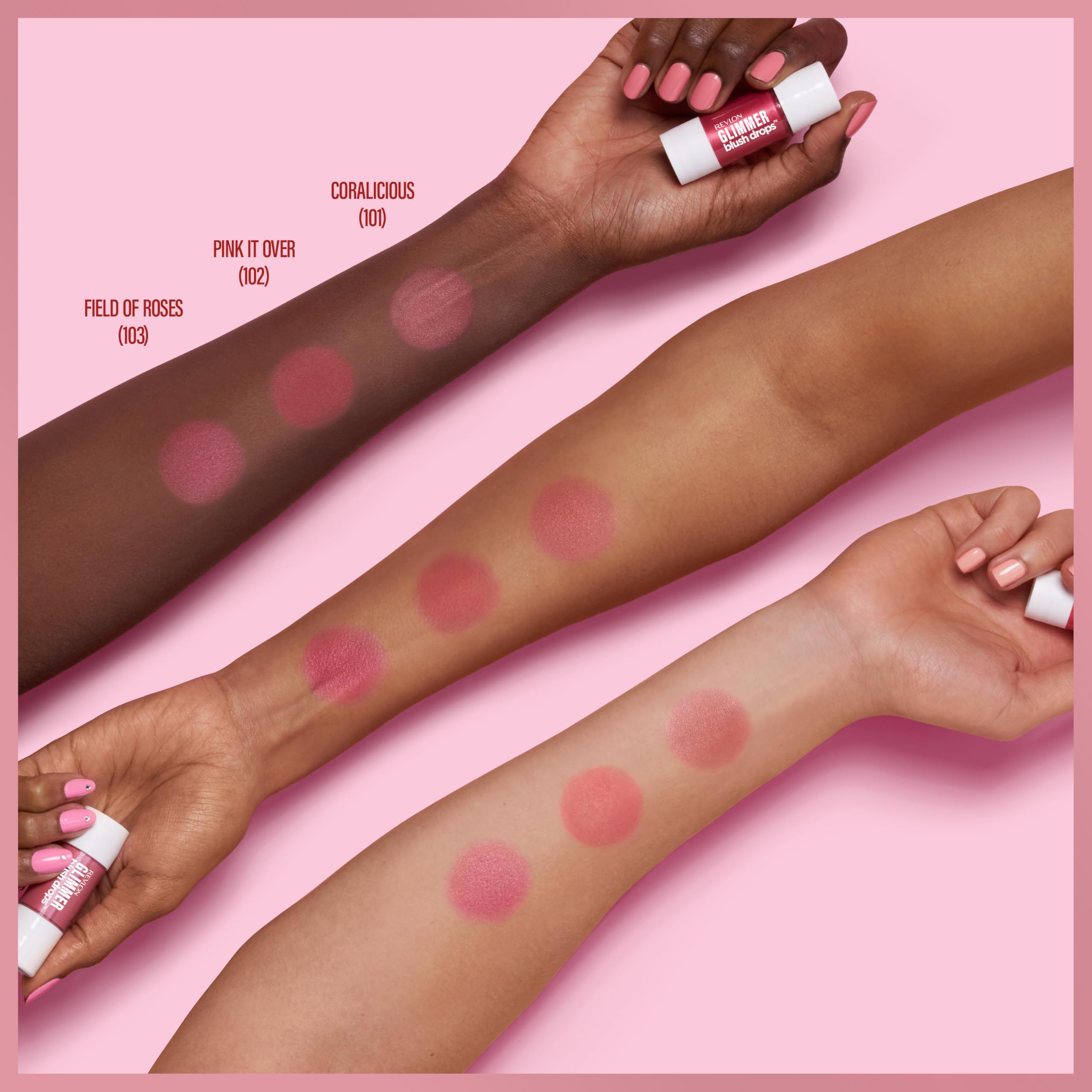 Trois teintes éclatantes disponibles pour différents styles.