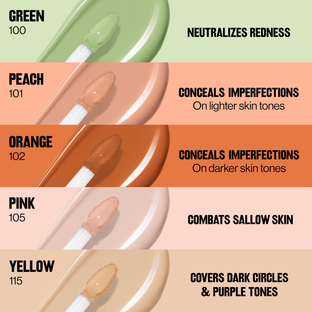 REVLON Glimmer Correcting Concealer, teinte orange, neutralise les ombres sous les yeux.