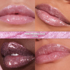 REVLON Glimmer Gloss Rose Prisma et son applicateur précis.